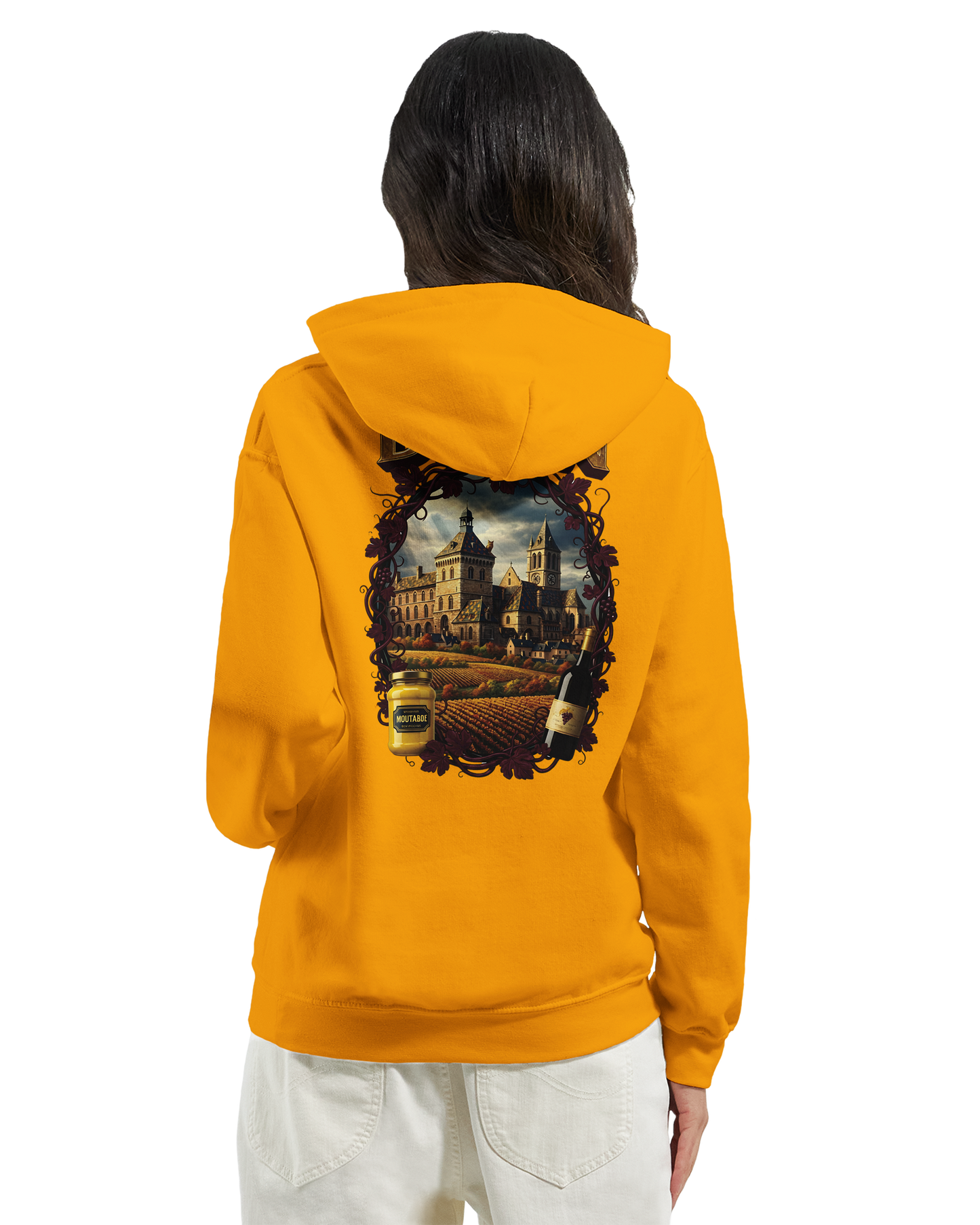 Sweat à Capuche Unisexe Dijon – Ville de France – Confort Premium