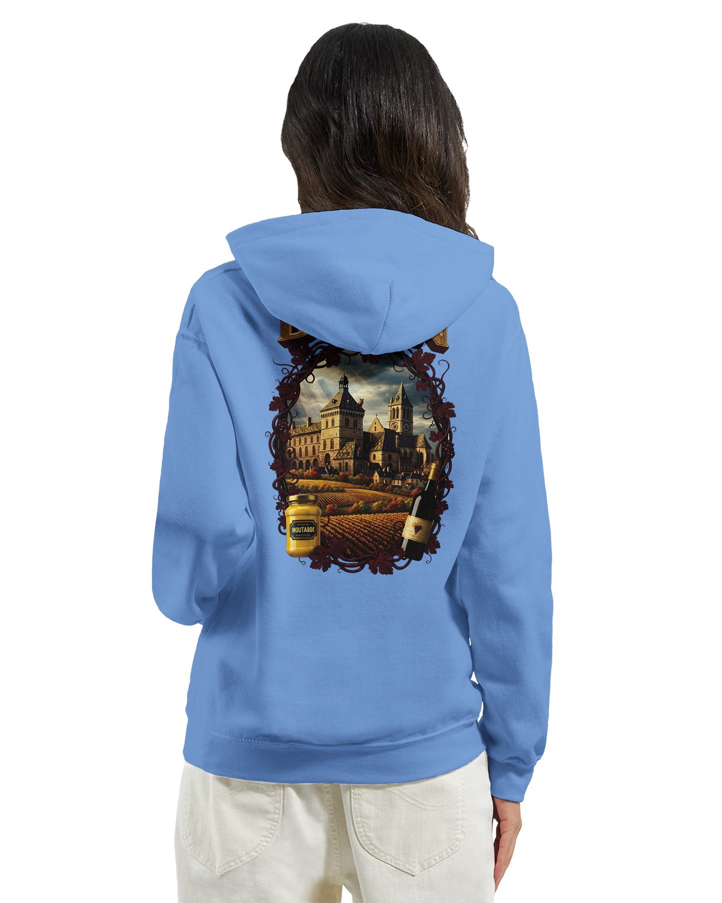 Sweat à Capuche Unisexe Dijon – Ville de France – Confort Premium