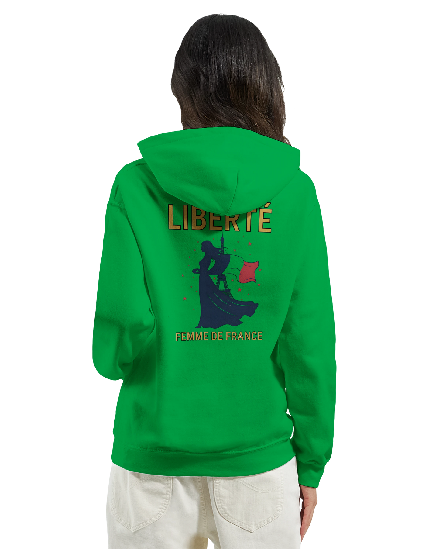 Sweat à Capuche Femme Liberté – Confort Premium et Design Élégant