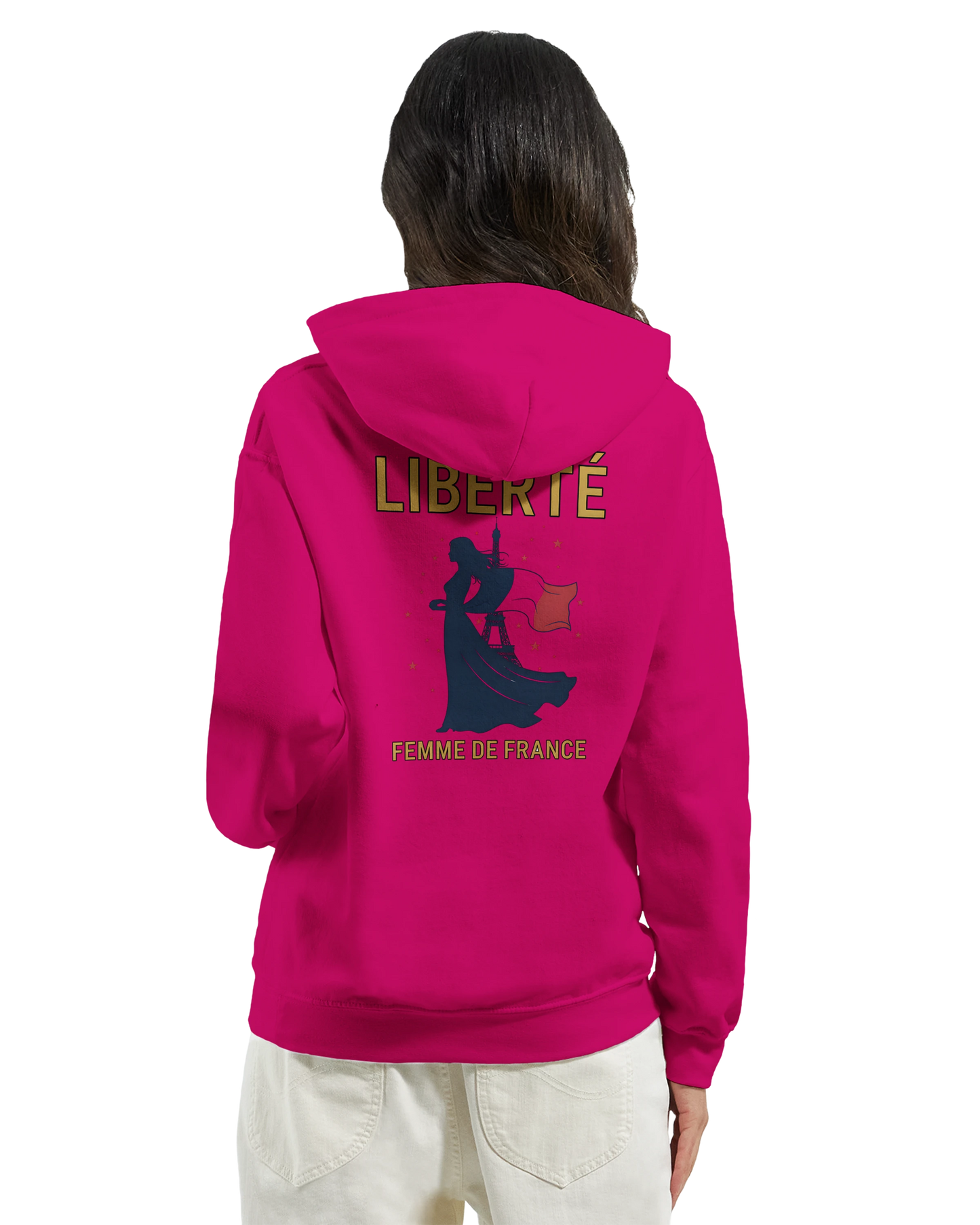 Sweat à Capuche Femme Liberté – Confort Premium et Design Élégant