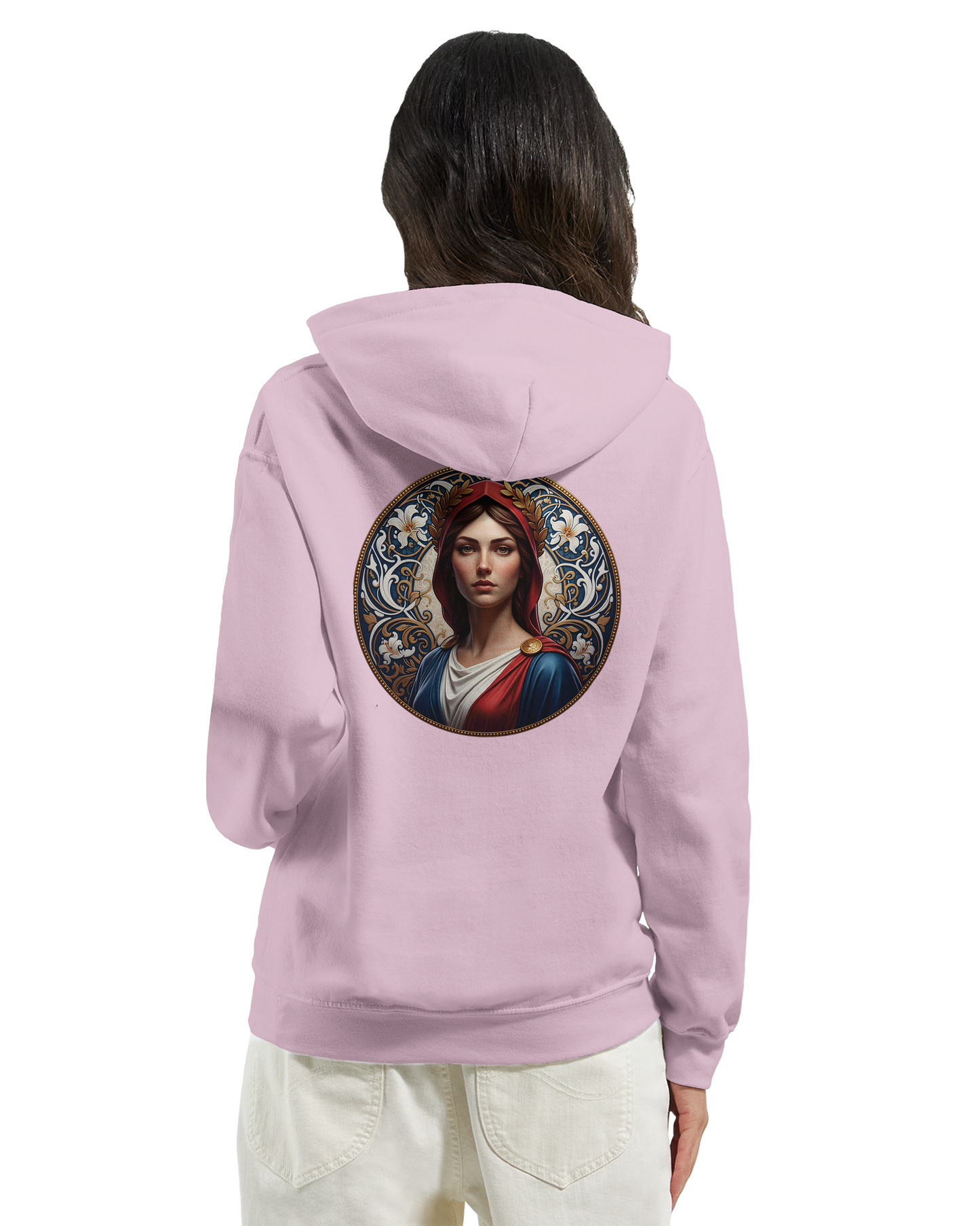 Sweat à capuche femme Marianne - Hoodie en coton et polyester