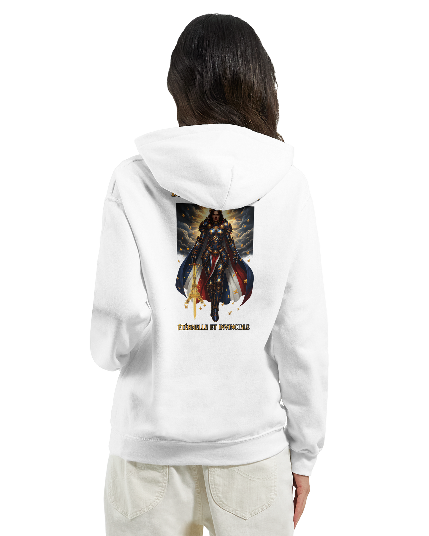 Sweat à Capuche déesse de France Douillet à Motif Unique – Confort et Style