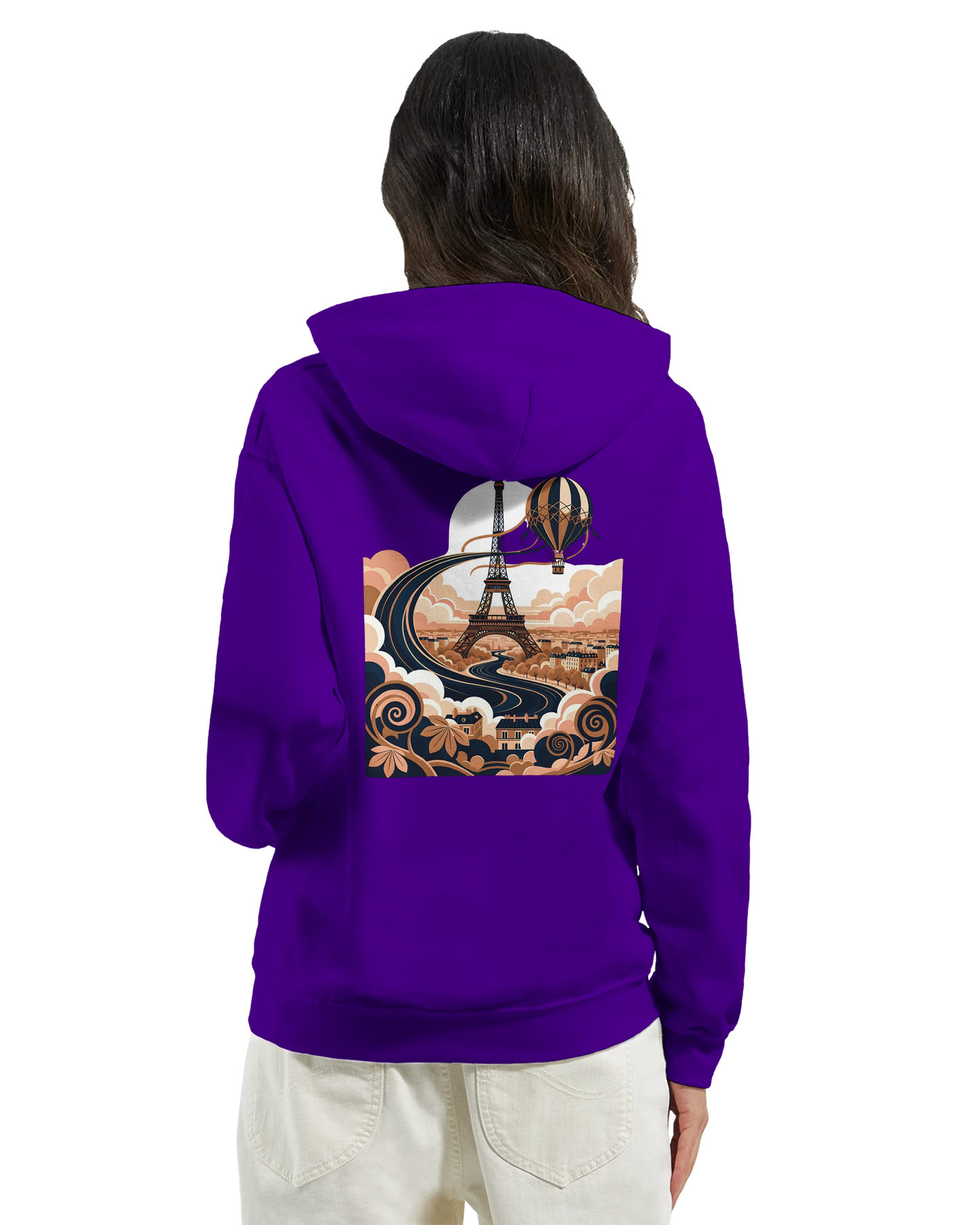 Sweat à Capuche Unisexe Île-de-France – Confort et Style Premium