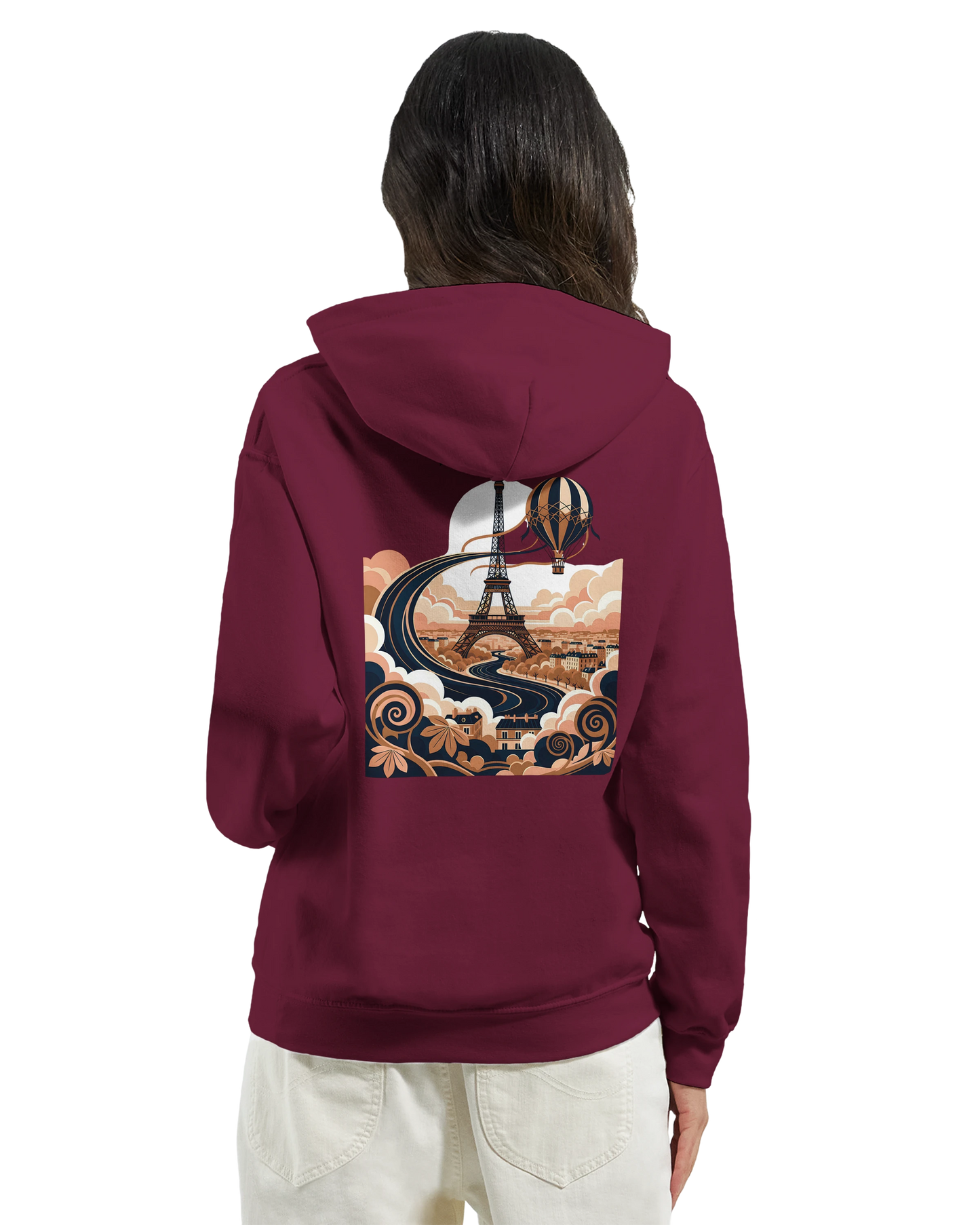 Sweat à Capuche Unisexe Île-de-France – Confort et Style Premium