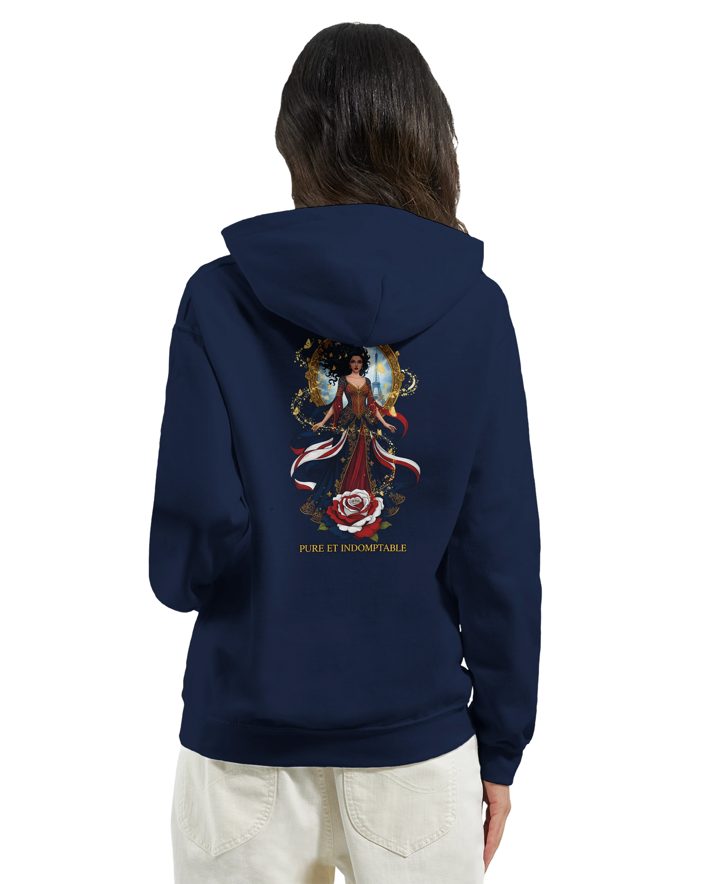 Sweat à capuche femme L'âme de France - Confort premium et style élégant