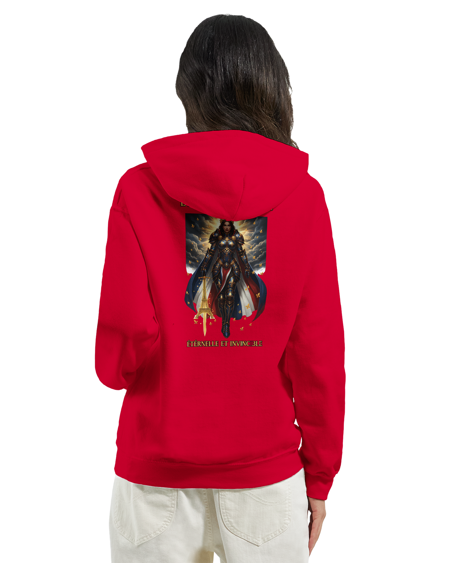 Sweat à Capuche déesse de France Douillet à Motif Unique – Confort et Style