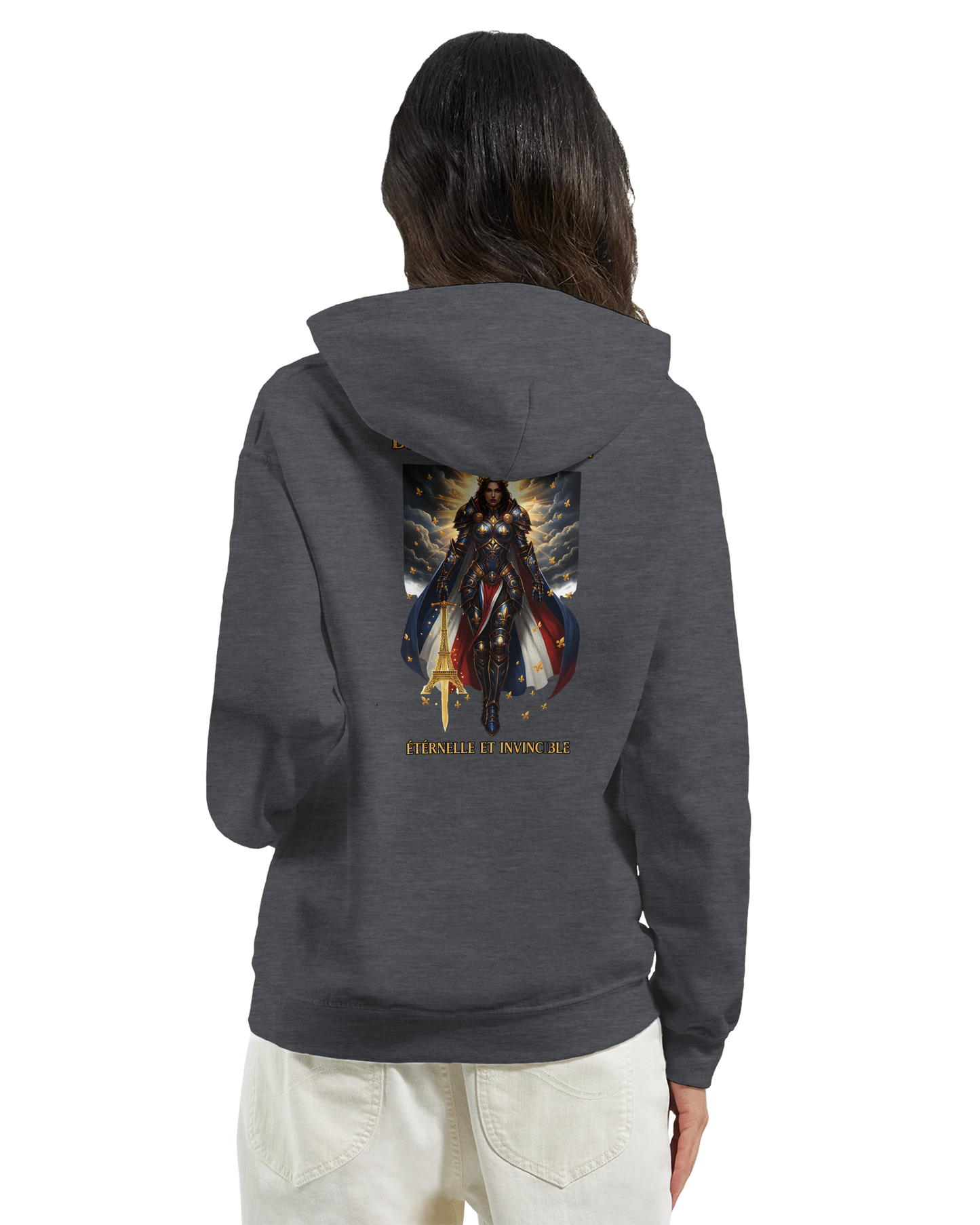 Sweat à Capuche déesse de France Douillet à Motif Unique – Confort et Style