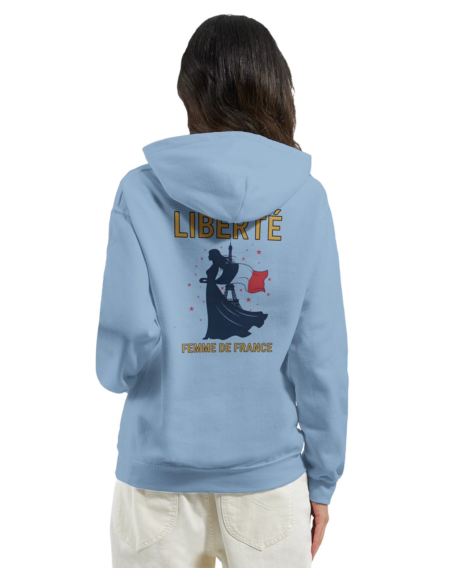 Sweat à Capuche Femme Liberté – Confort Premium et Design Élégant