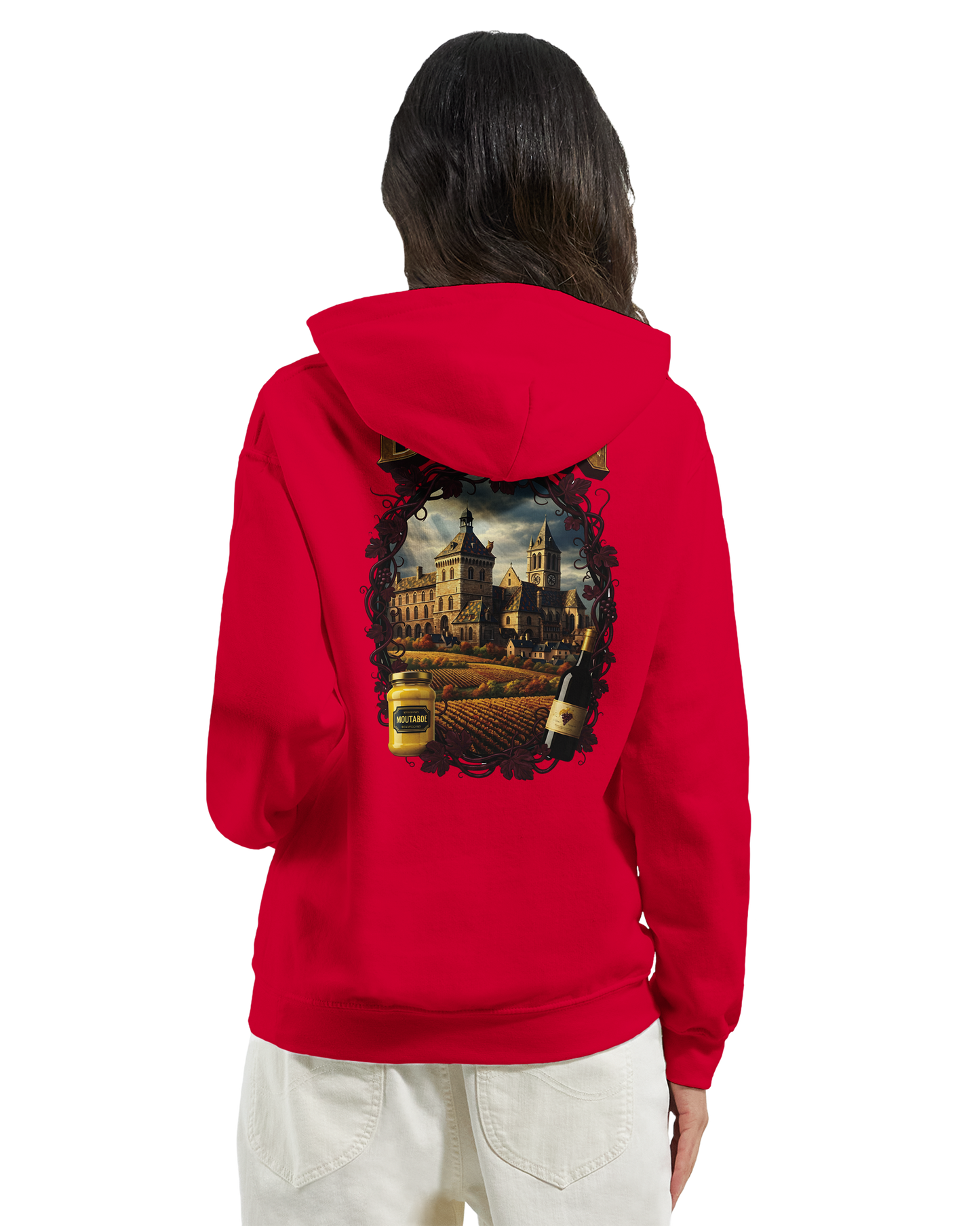 Sweat à Capuche Unisexe Dijon – Ville de France – Confort Premium