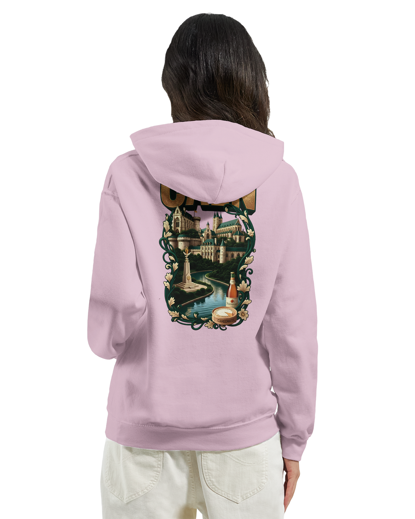 Sweat à capuche Caen - Ville de France - Unisexe Premium