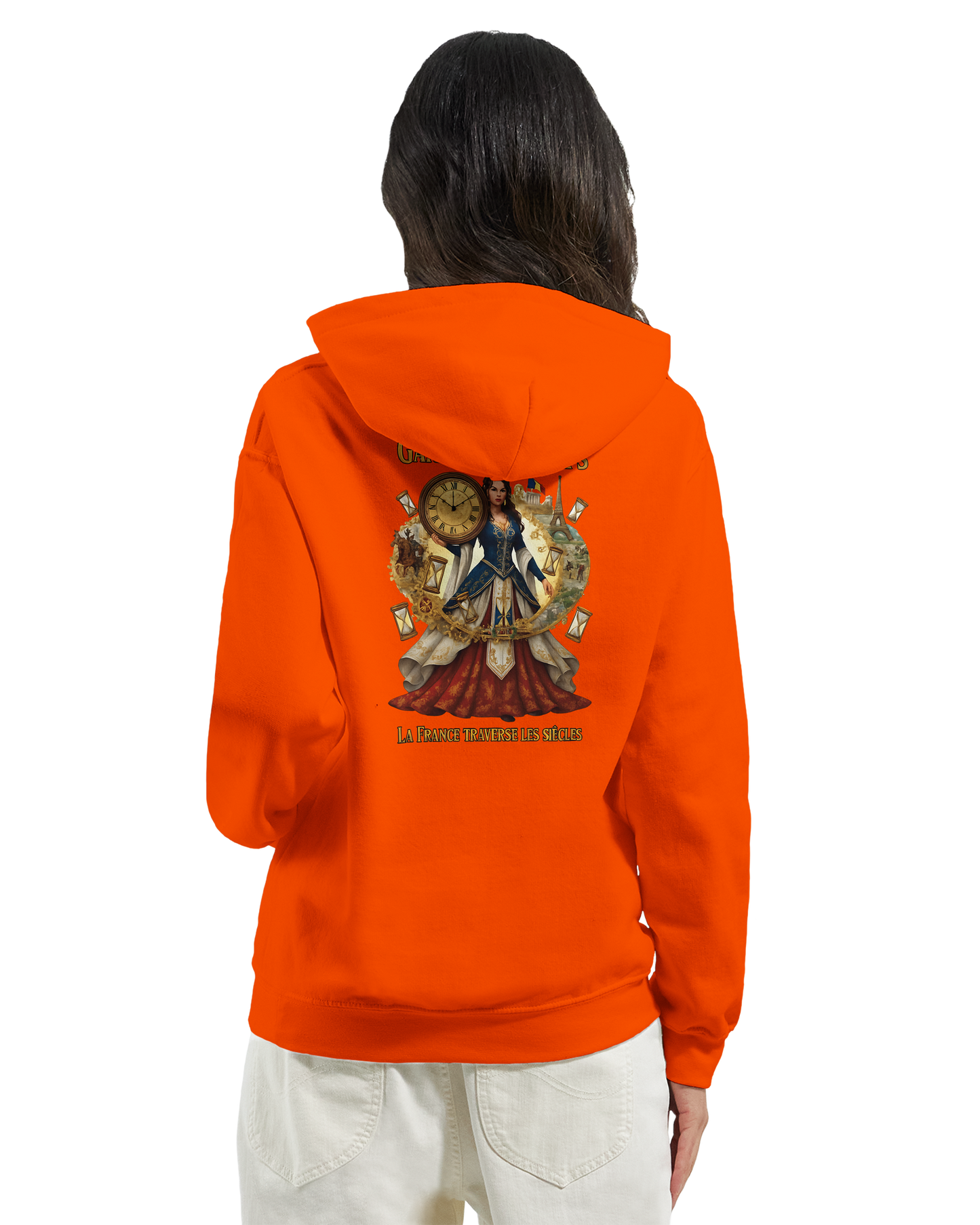 Sweat à Capuche Femme Gardienne du Temps - Confort Premium
