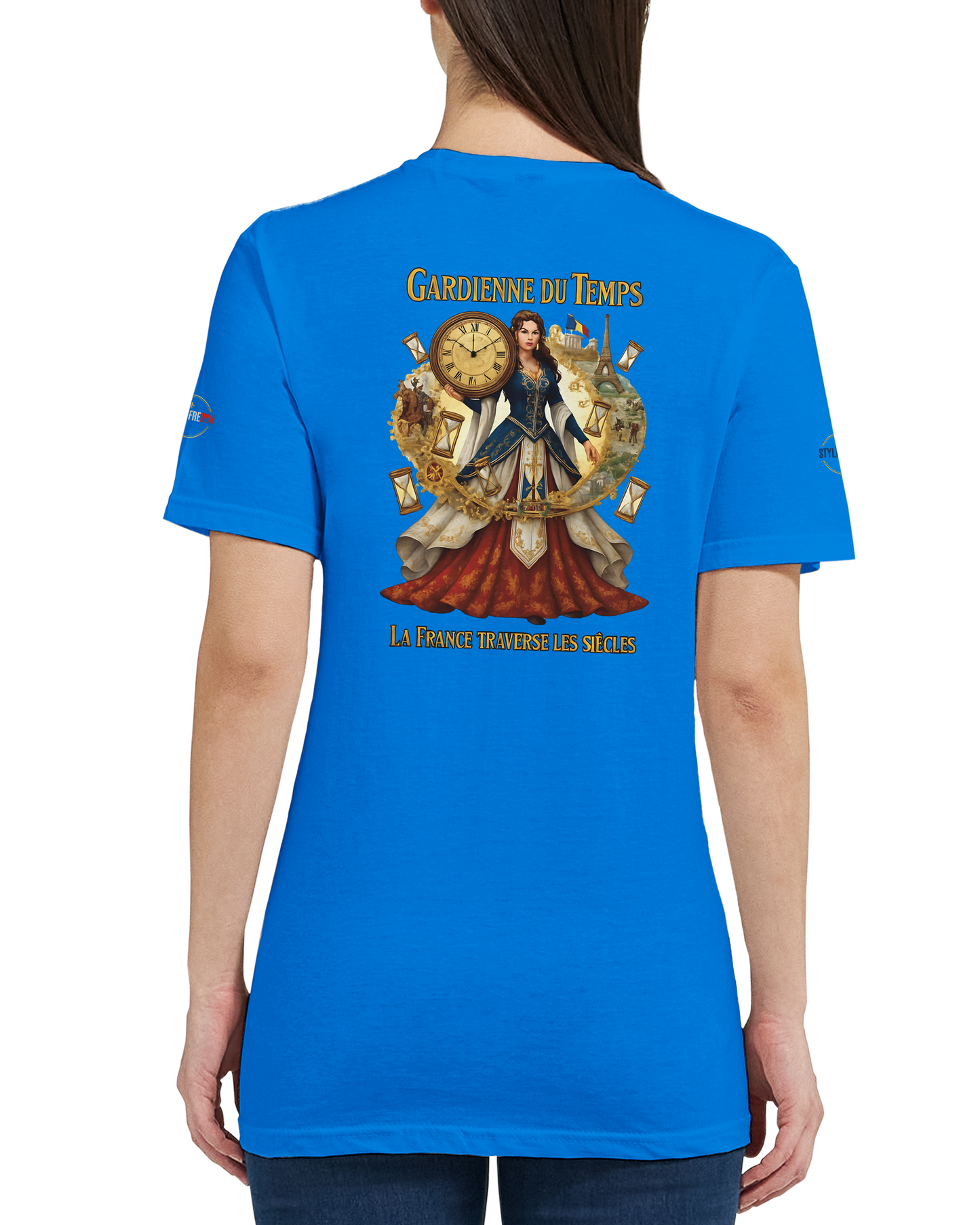 T-shirt Femme Gardienne du Temps - Coton Bio Style Unique