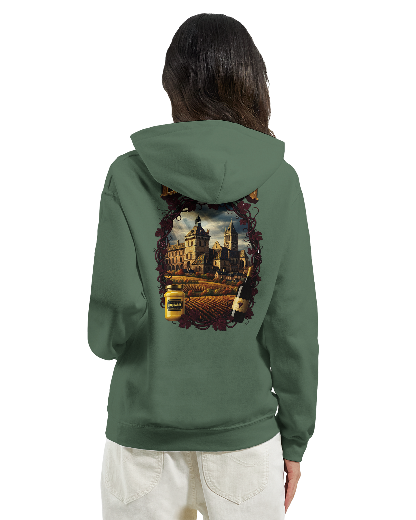 Sweat à Capuche Unisexe Dijon – Ville de France – Confort Premium