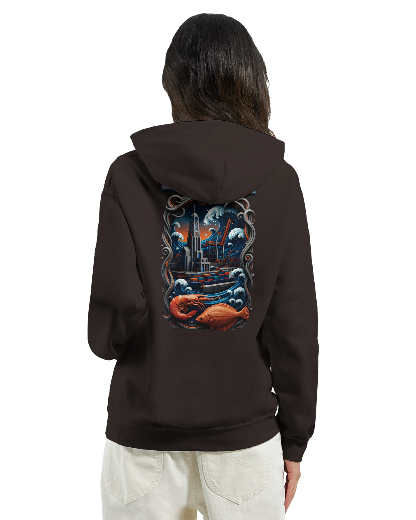 Sweat à Capuche Unisexe Le Havre – Hoodie Confortable et Résistant