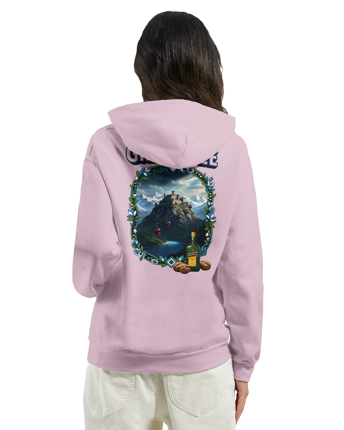 Sweat à capuche Grenoble - Collection Ville de France - Unisexe Premium