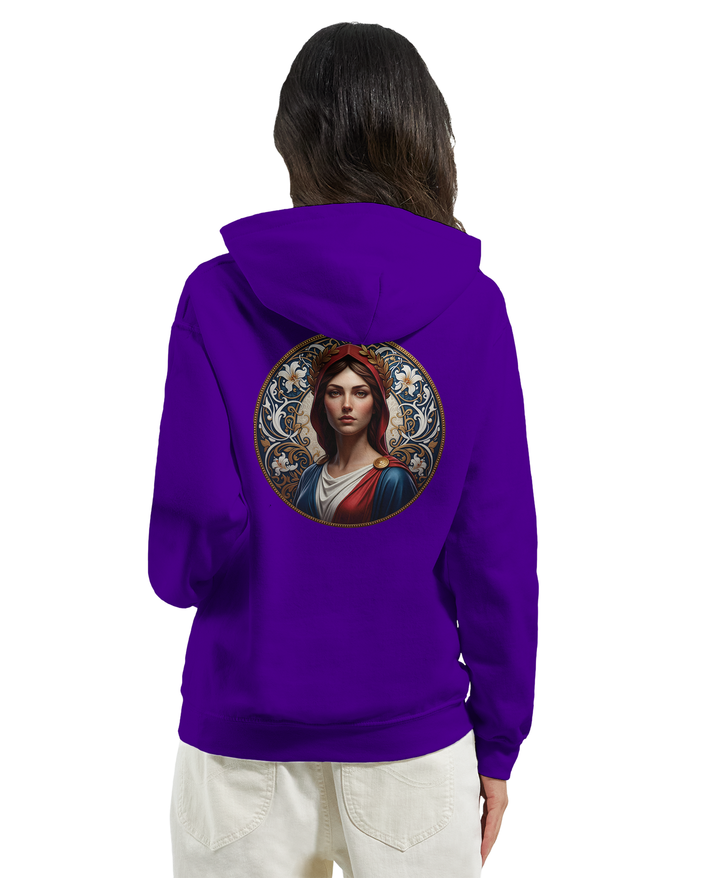 Sweat à capuche femme Marianne - Hoodie en coton et polyester