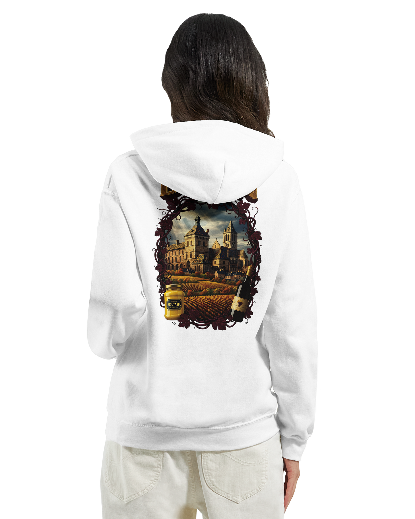 Sweat à Capuche Unisexe Dijon – Ville de France – Confort Premium