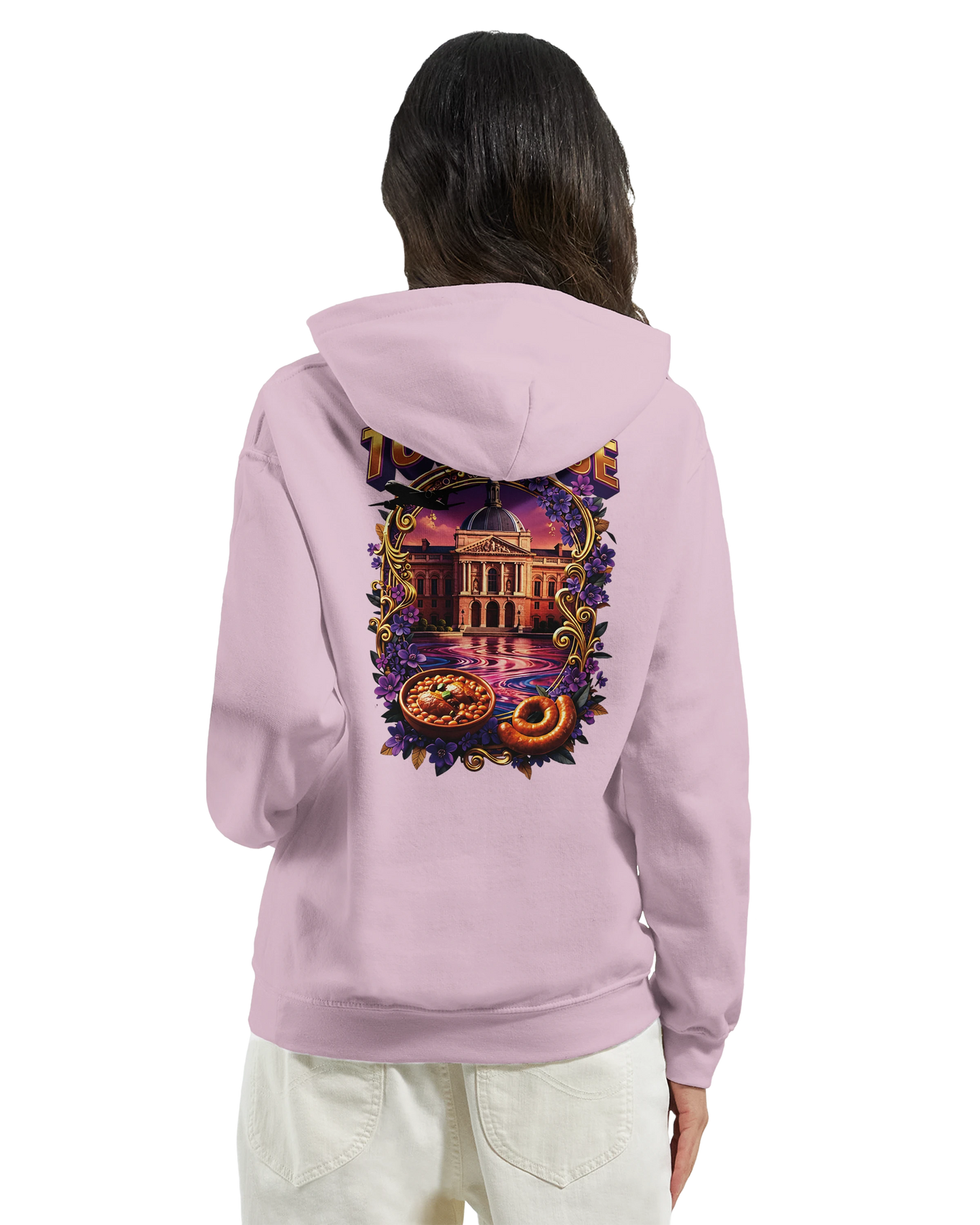 Sweat à Capuche Unisexe Toulouse – Ville de France – Confort Premium