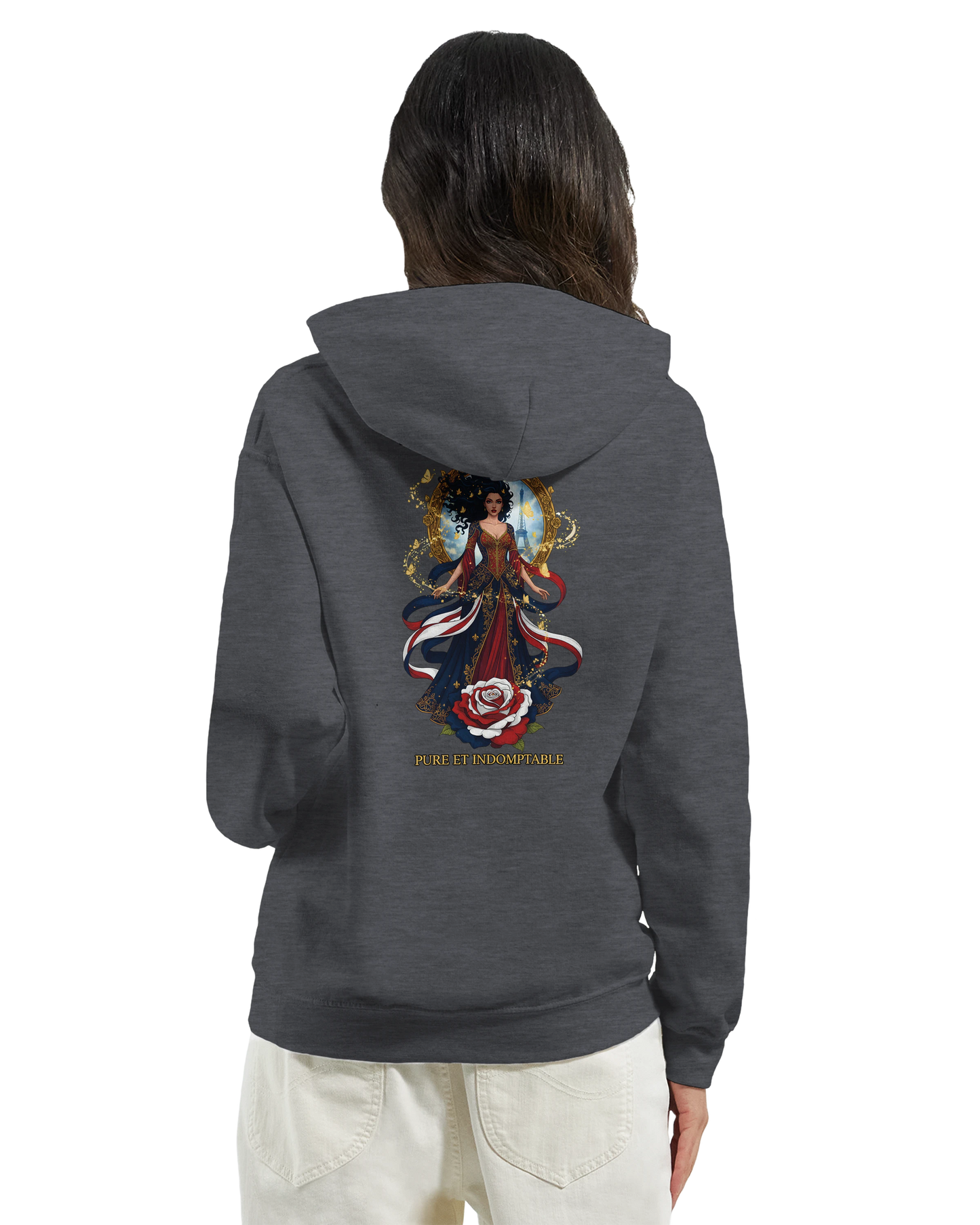 Sweat à capuche femme L'âme de France - Confort premium et style élégant