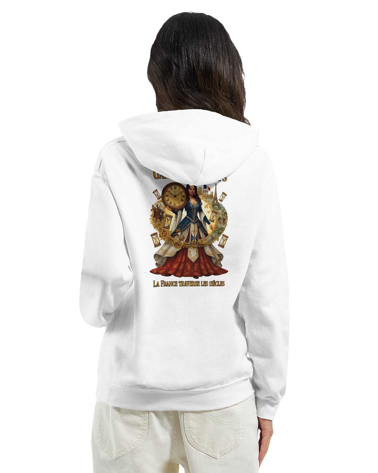 Sweat à Capuche Femme Gardienne du Temps - Confort Premium