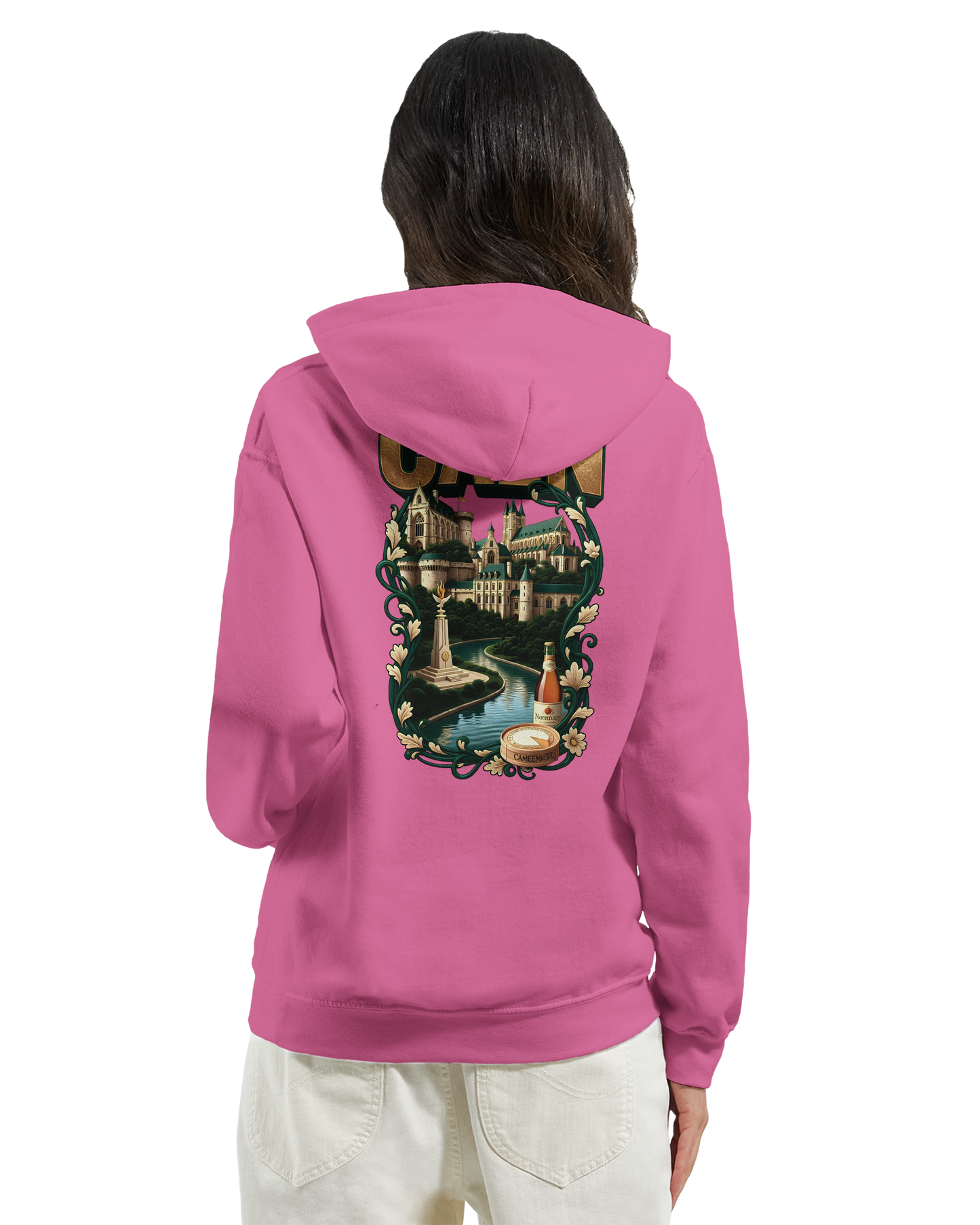 Sweat à capuche Caen - Ville de France - Unisexe Premium