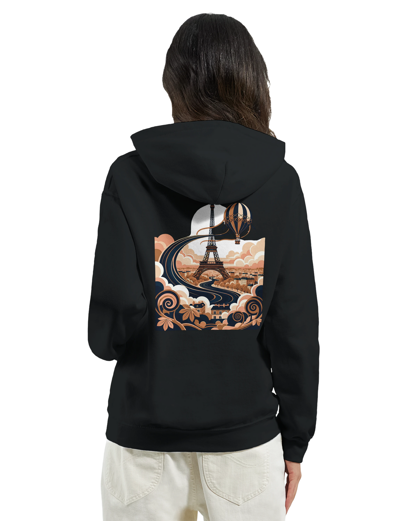 Sweat à Capuche Unisexe Île-de-France – Confort et Style Premium