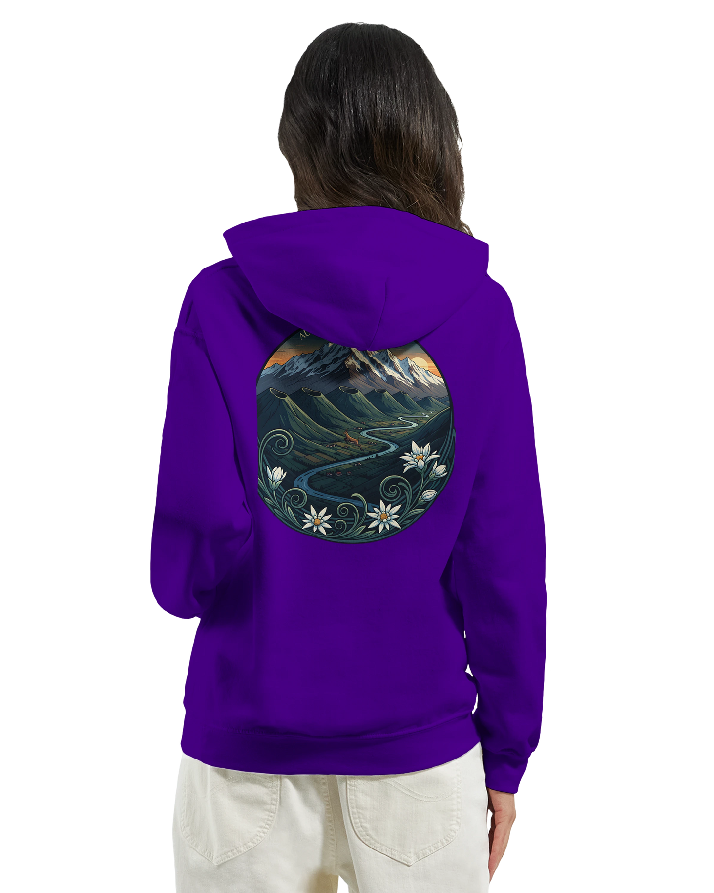 Sweat à capuche unisexe Auvergne-Rhône-Alpes – Confort et style régional