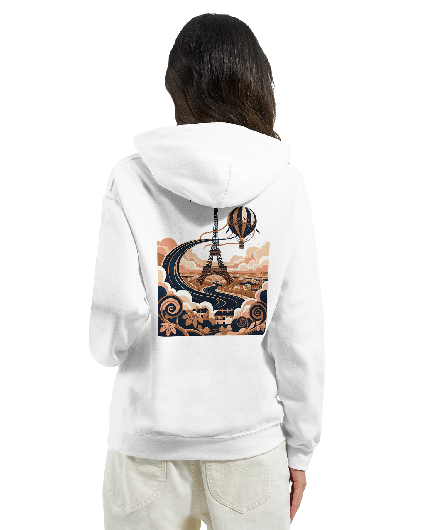 Sweat à Capuche Unisexe Île-de-France – Confort et Style Premium