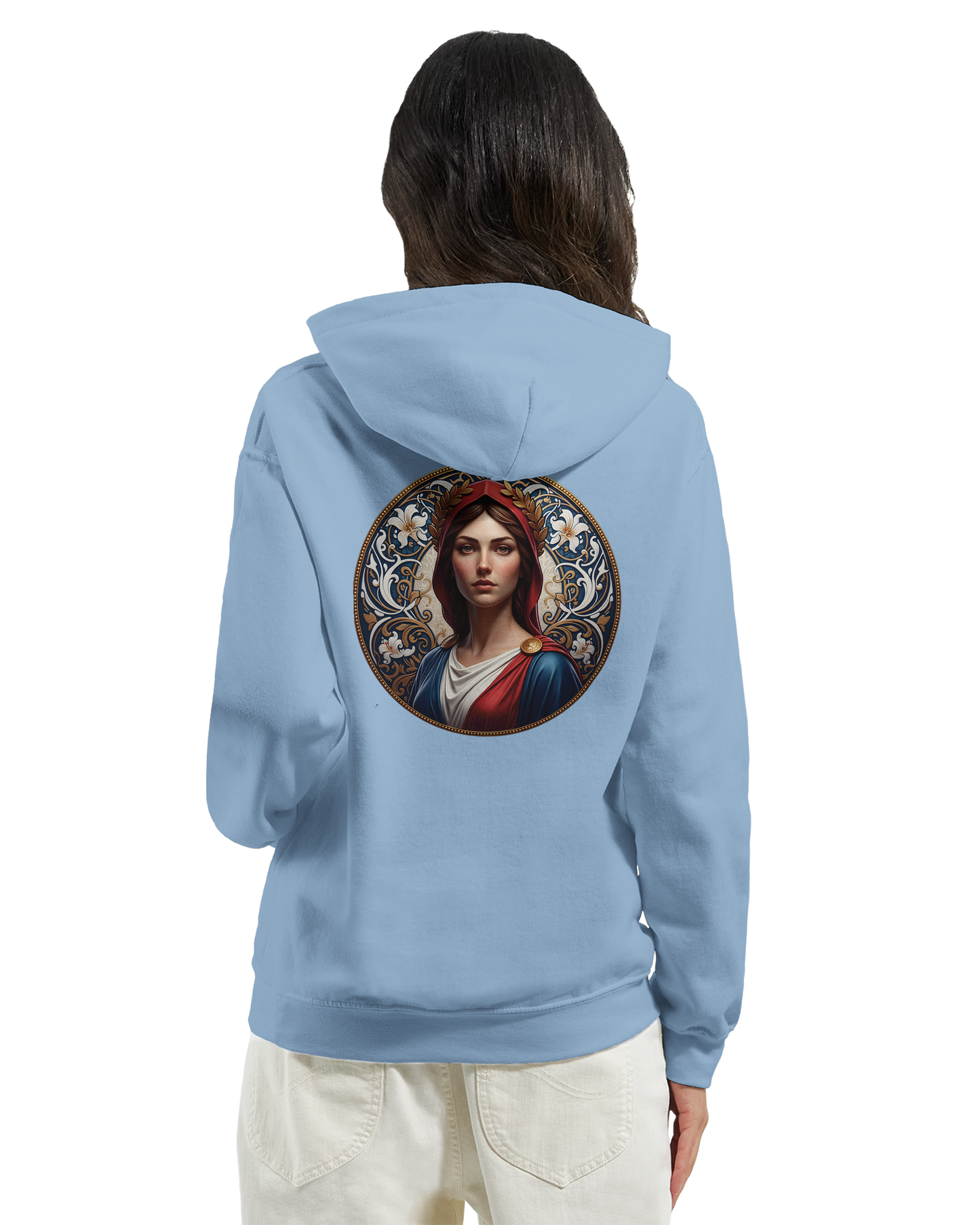 Sweat à capuche femme Marianne - Hoodie en coton et polyester