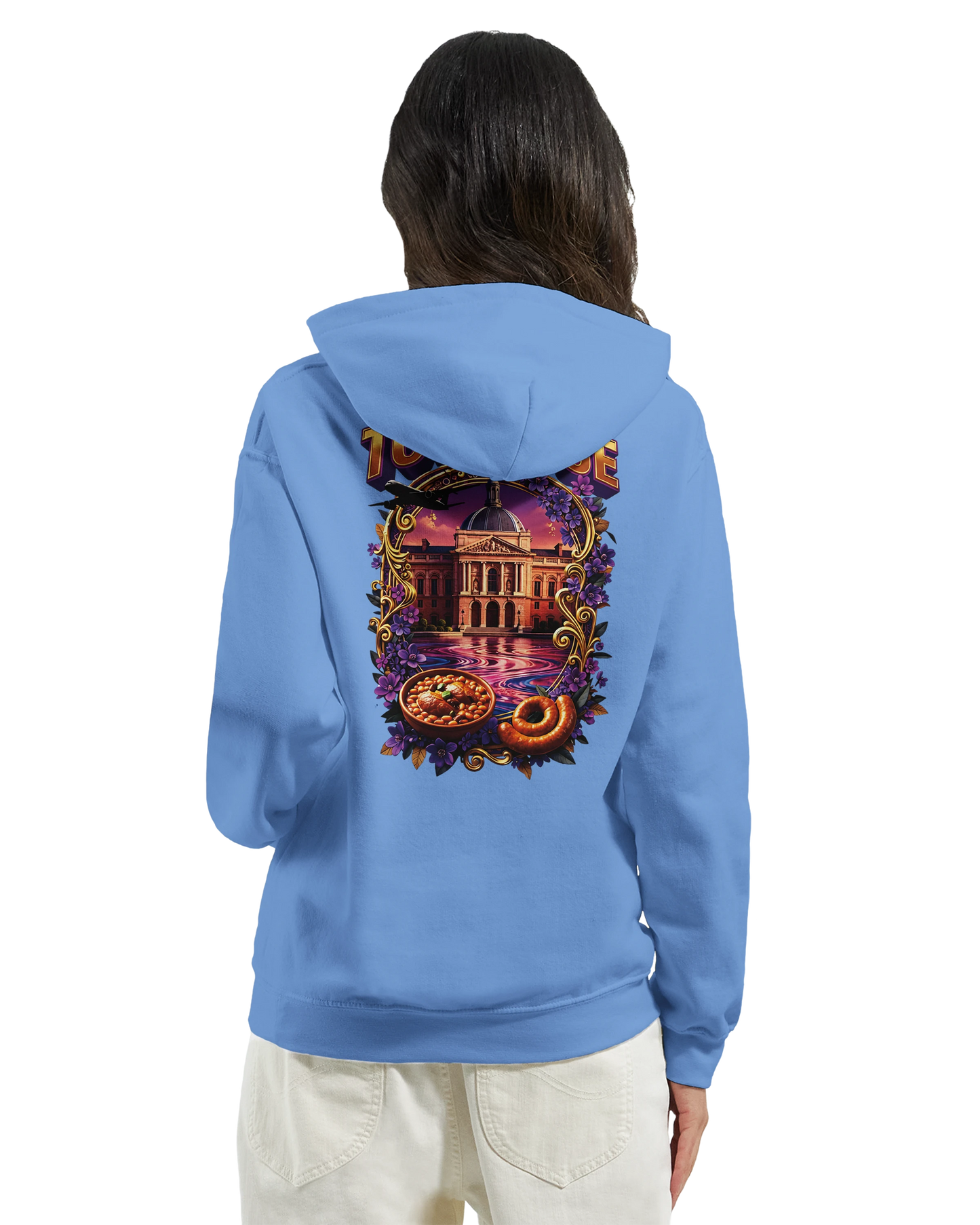 Sweat à Capuche Unisexe Toulouse – Ville de France – Confort Premium