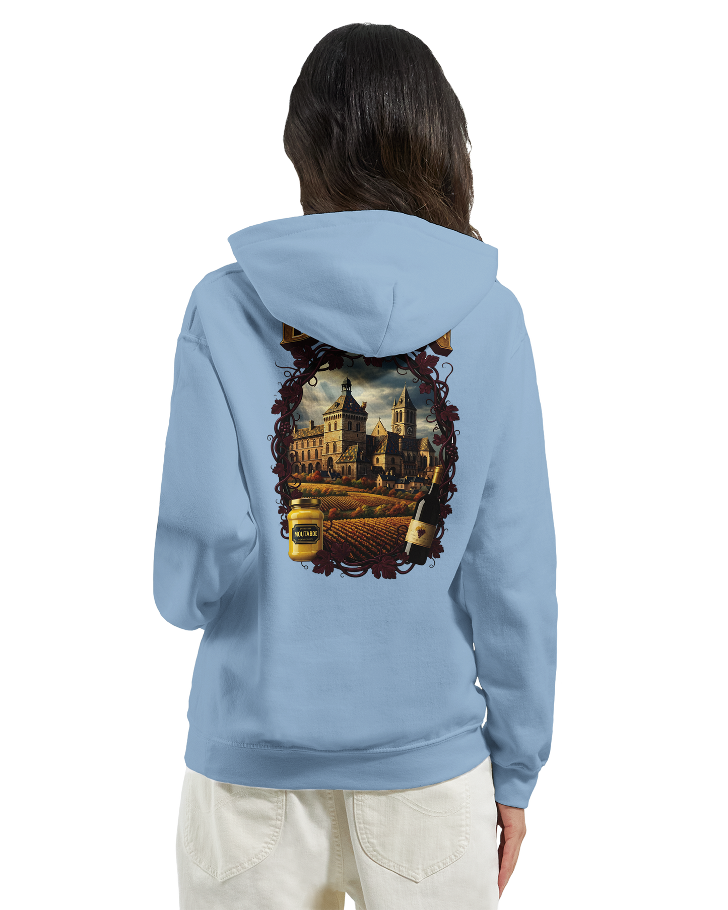 Sweat à Capuche Unisexe Dijon – Ville de France – Confort Premium