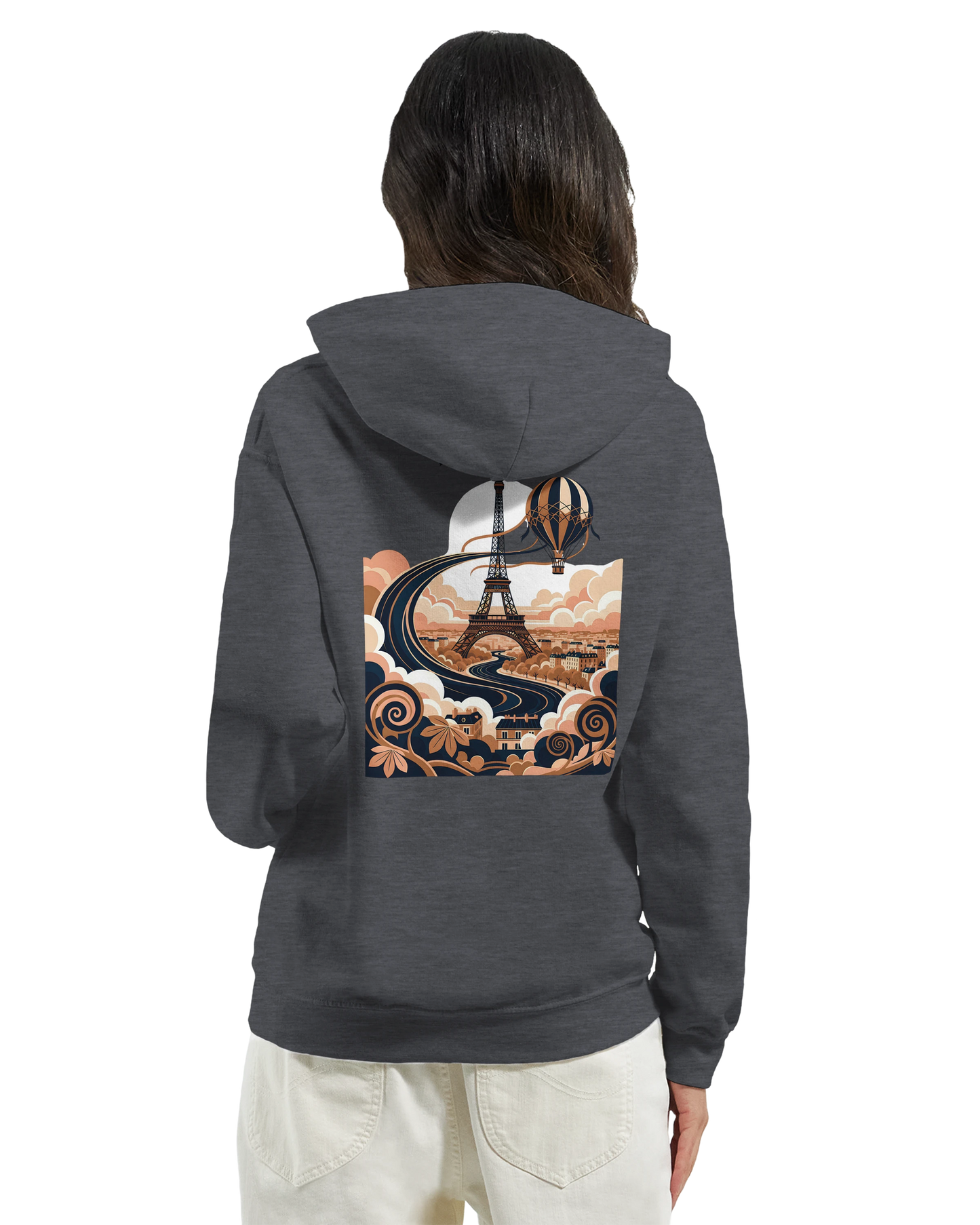 Sweat à Capuche Unisexe Île-de-France – Confort et Style Premium
