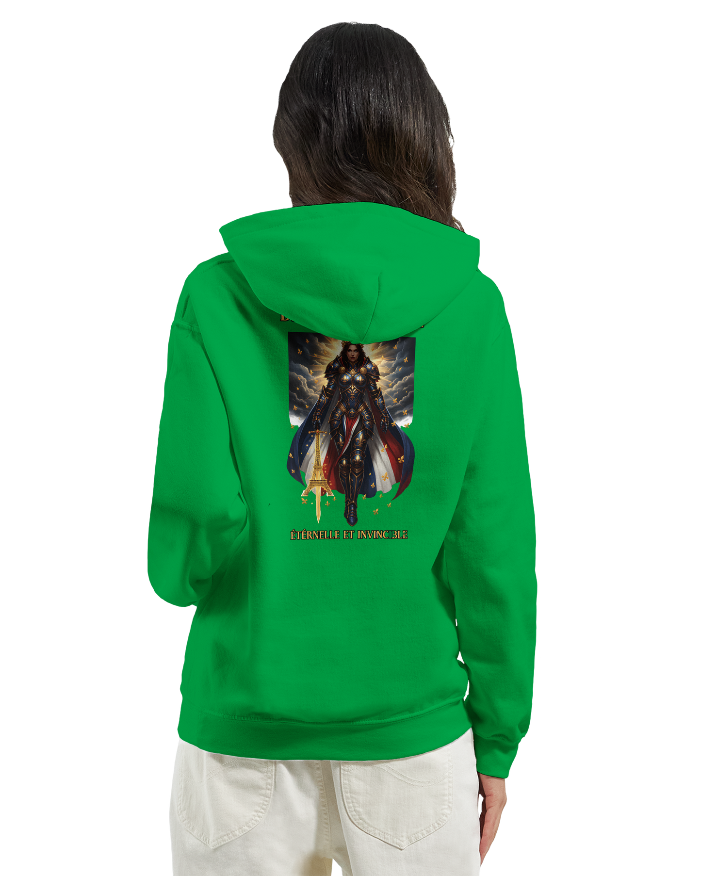 Sweat à Capuche déesse de France Douillet à Motif Unique – Confort et Style