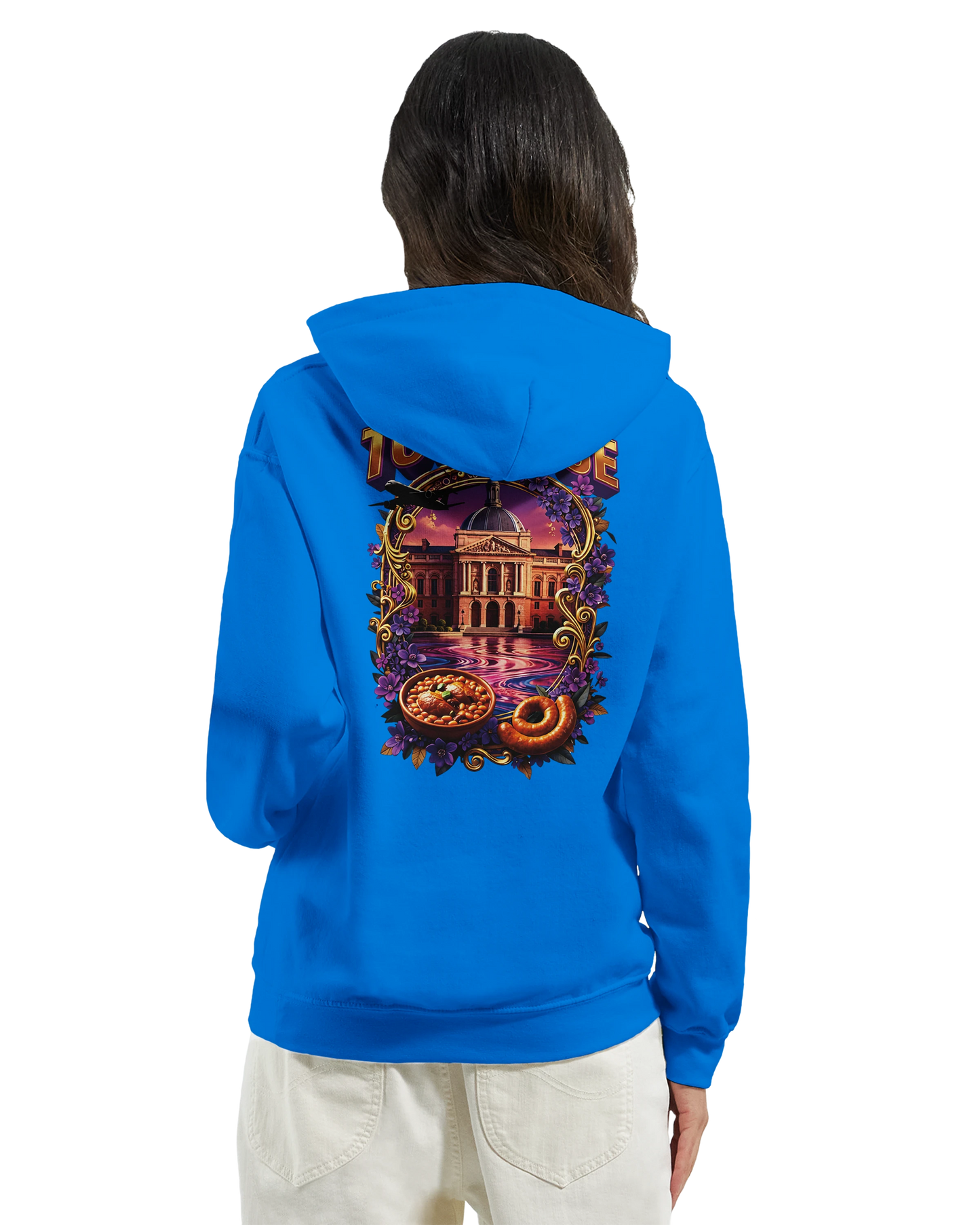 Sweat à Capuche Unisexe Toulouse – Ville de France – Confort Premium