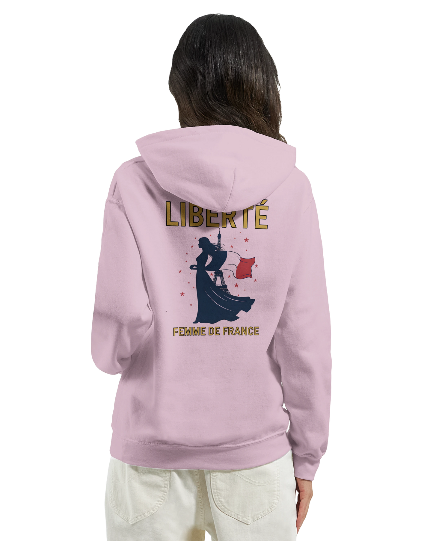 Sweat à Capuche Femme Liberté – Confort Premium et Design Élégant