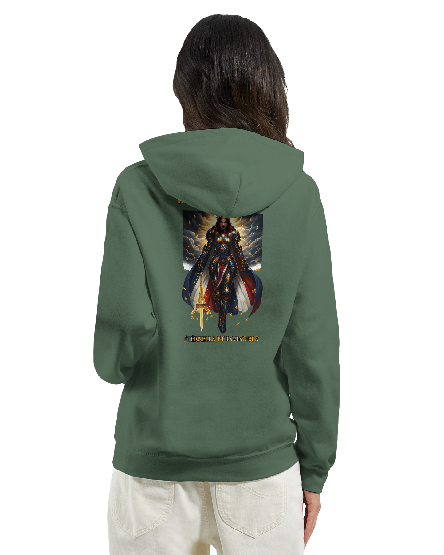 Sweat à Capuche déesse de France Douillet à Motif Unique – Confort et Style