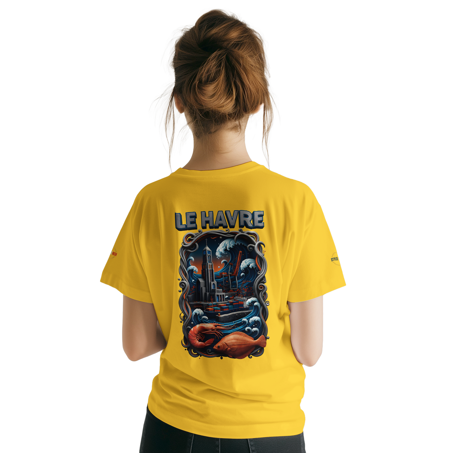 T-shirt Unisexe Le Havre – Coton Doux Premium pour Impression DTG