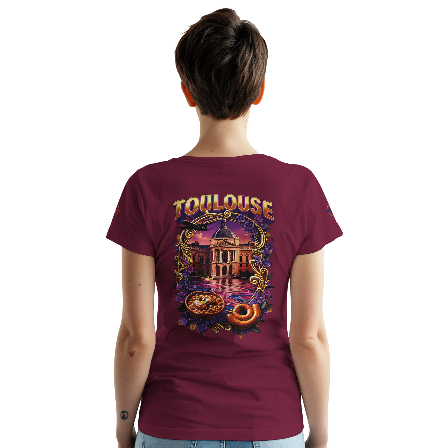 T-Shirt Unisexe Toulouse France – T-Shirt en Coton Premium à Coupe Classique