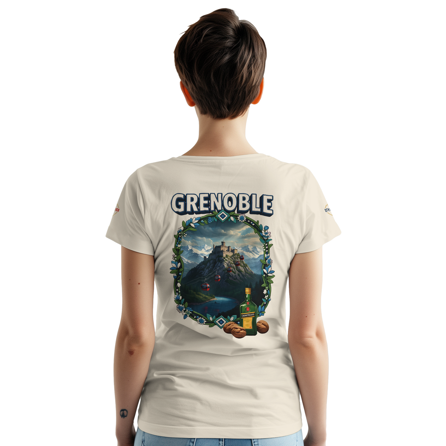 T-shirt Unisexe Grenoble - Ville de France - Coton Premium