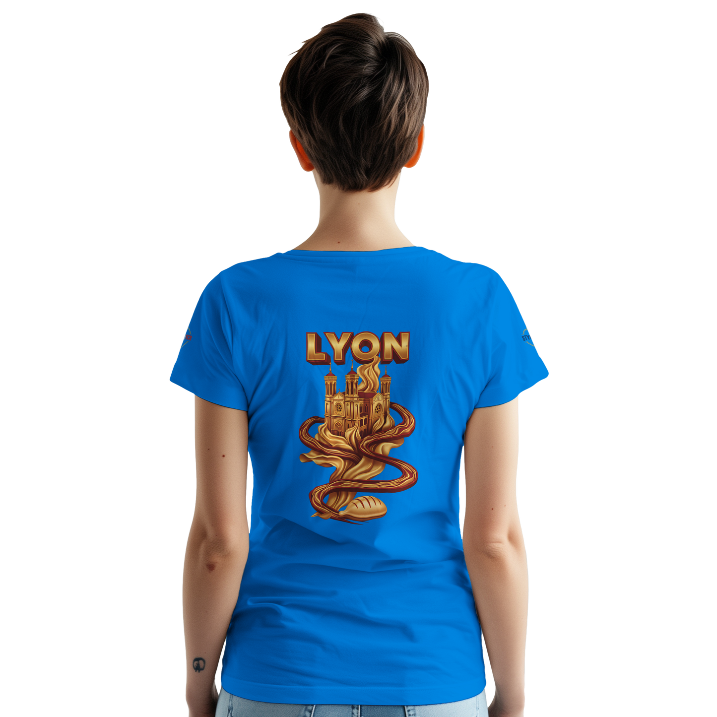 T-Shirt Unisexe Lyon - Design Ville de France - 100% Coton
