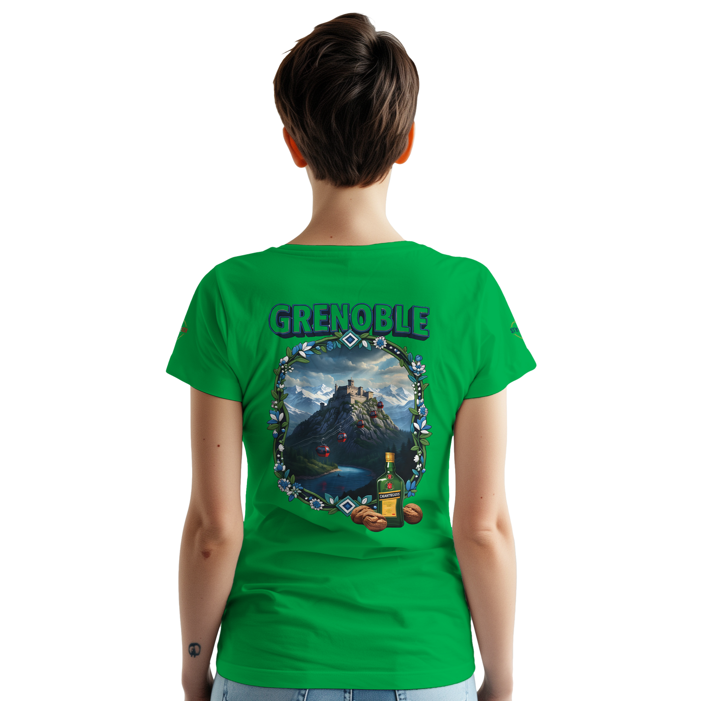 T-shirt Unisexe Grenoble - Ville de France - Coton Premium