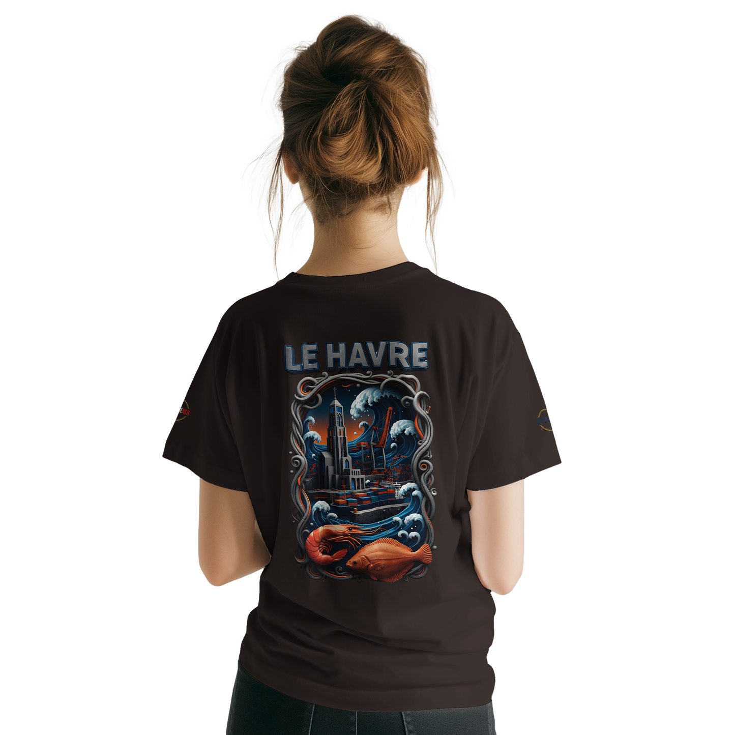 T-shirt Unisexe Le Havre – Coton Doux Premium pour Impression DTG