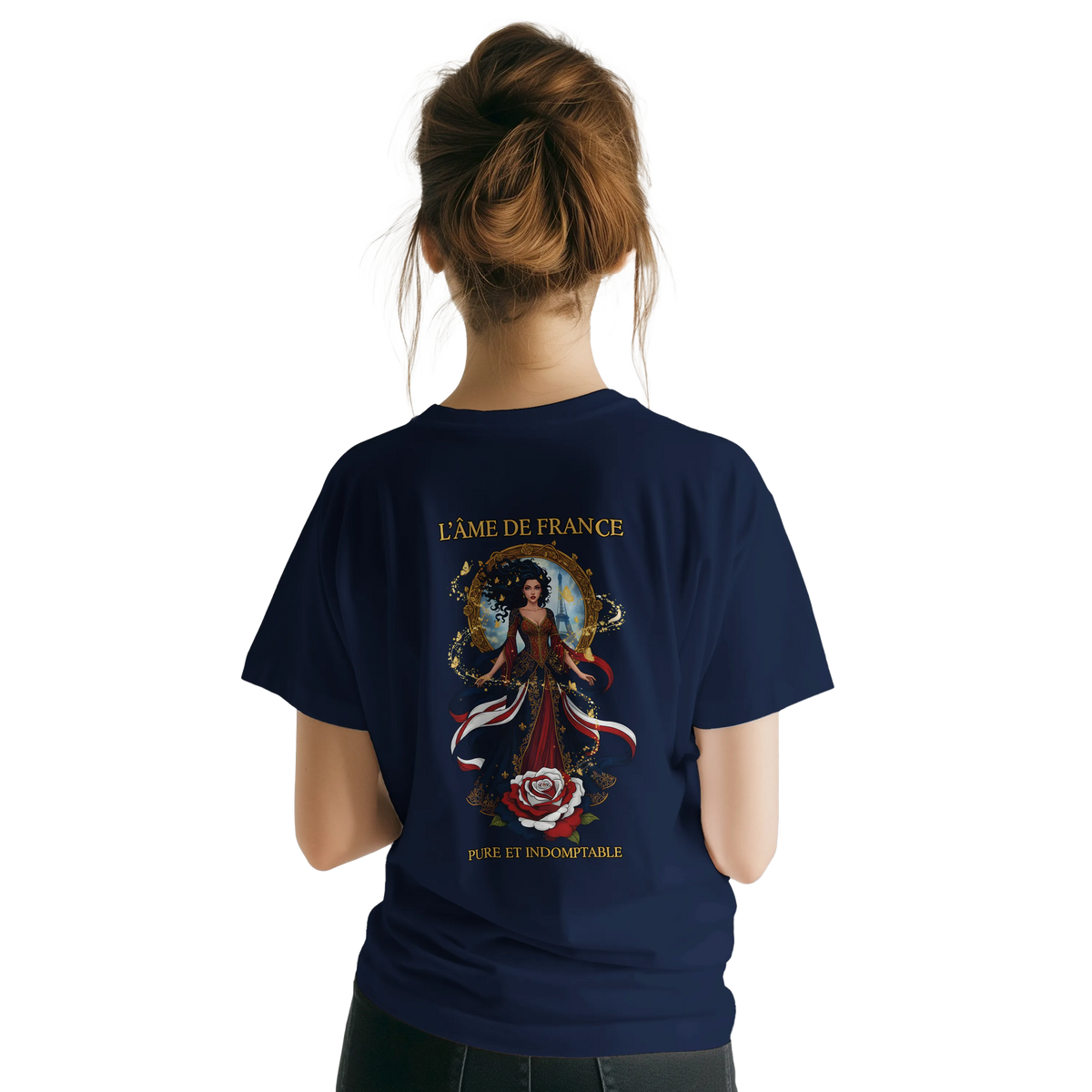 T-shirt  femme L'âme de France – Premium Cotton Tee with Classic French Design
