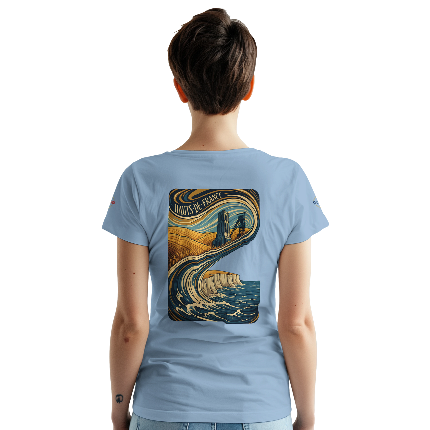 T-shirt Unisexe Haut de France - Coton Épais Premium