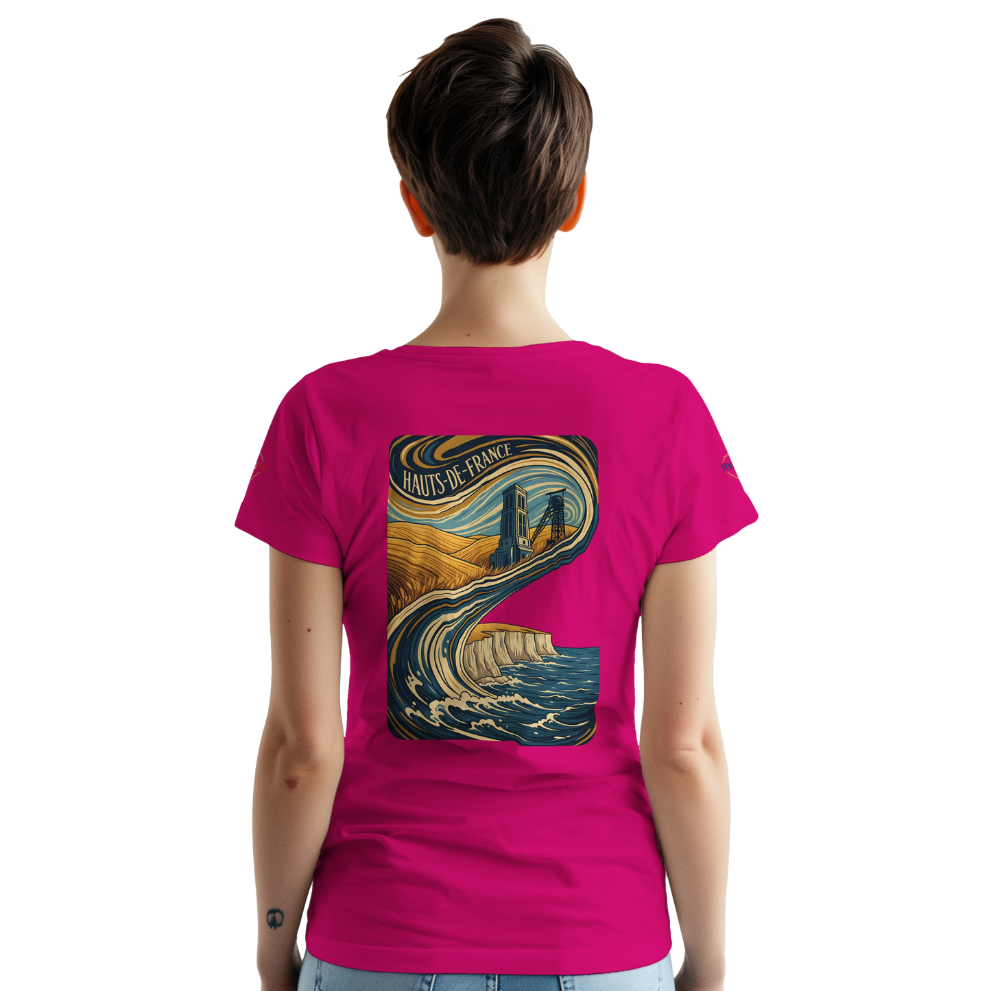 T-shirt Unisexe Haut de France - Coton Épais Premium