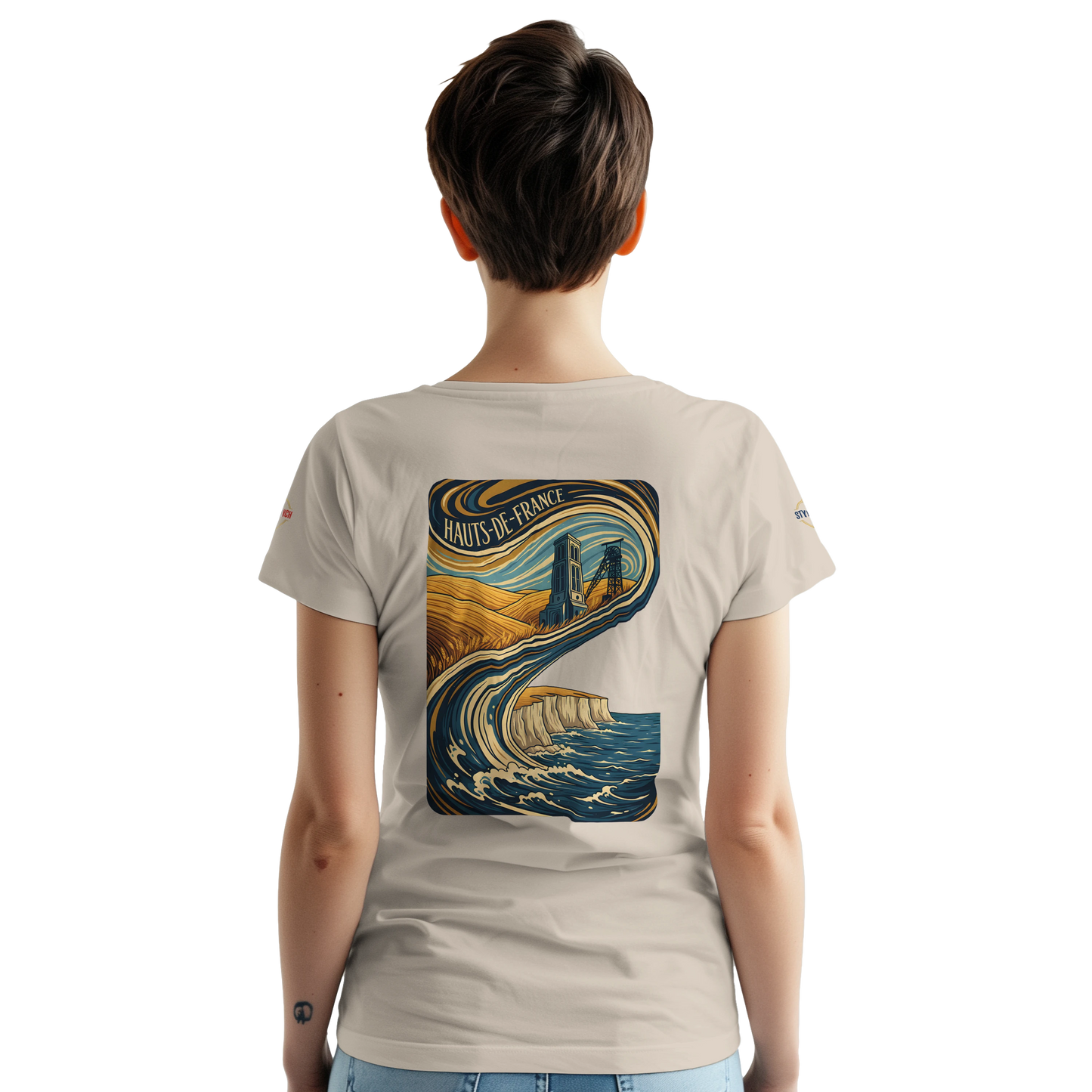 T-shirt Unisexe Haut de France - Coton Épais Premium