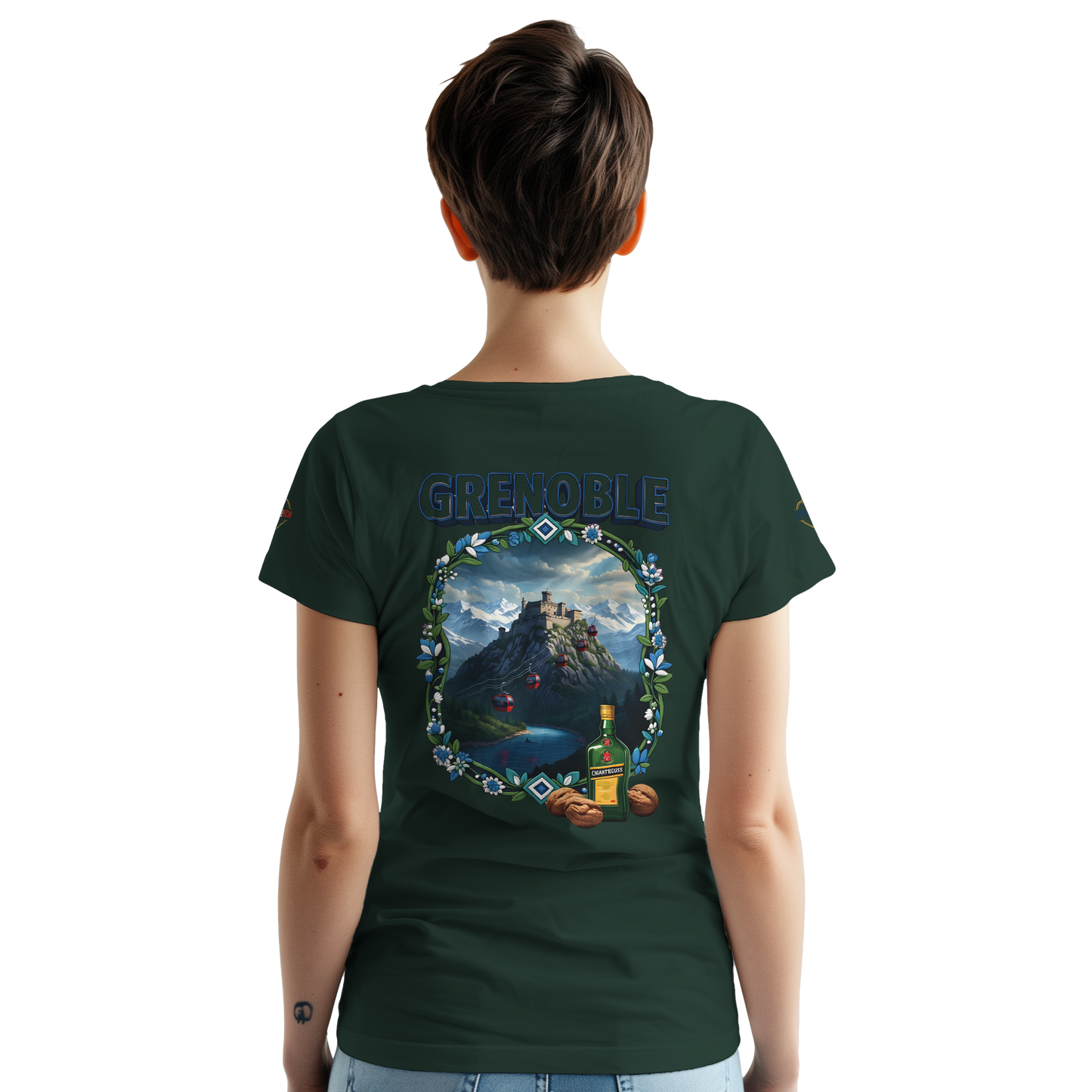 T-shirt Unisexe Grenoble - Ville de France - Coton Premium
