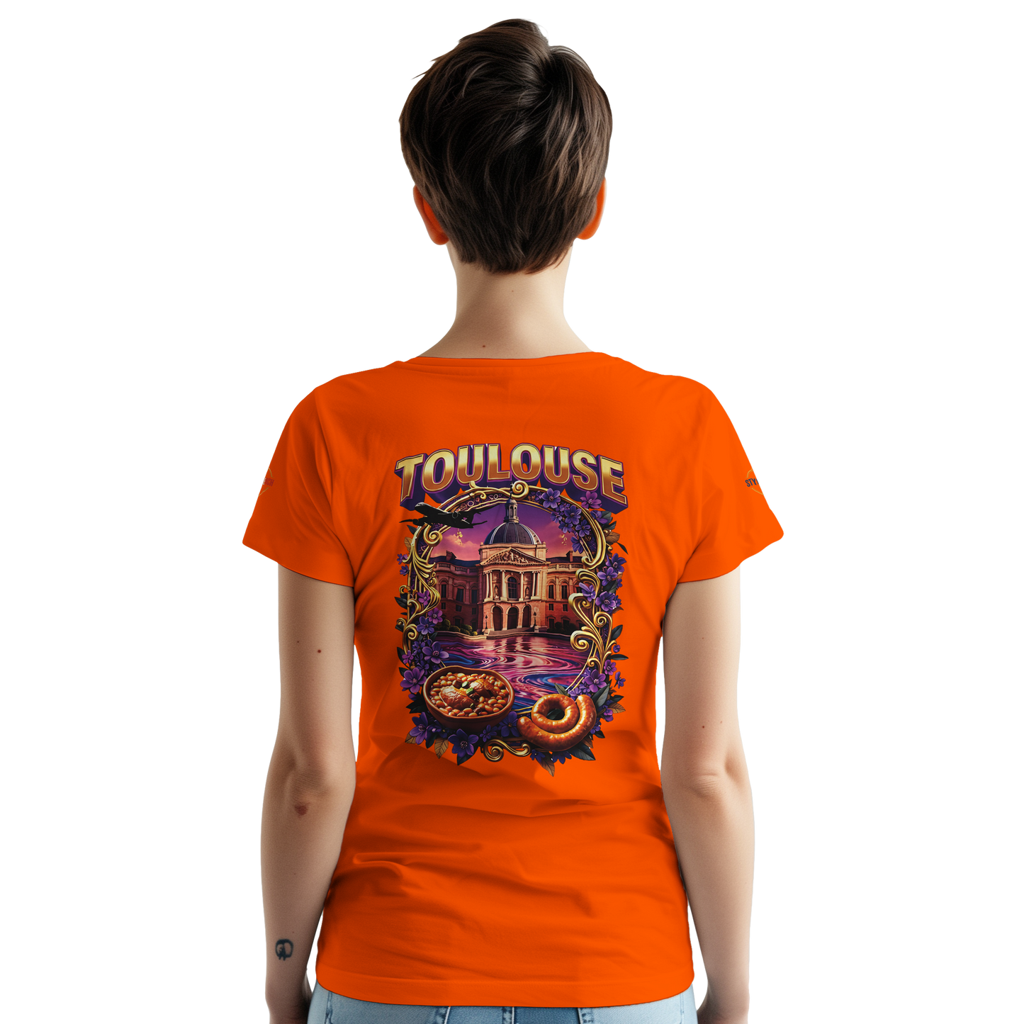 T-Shirt Unisexe Toulouse France – T-Shirt en Coton Premium à Coupe Classique