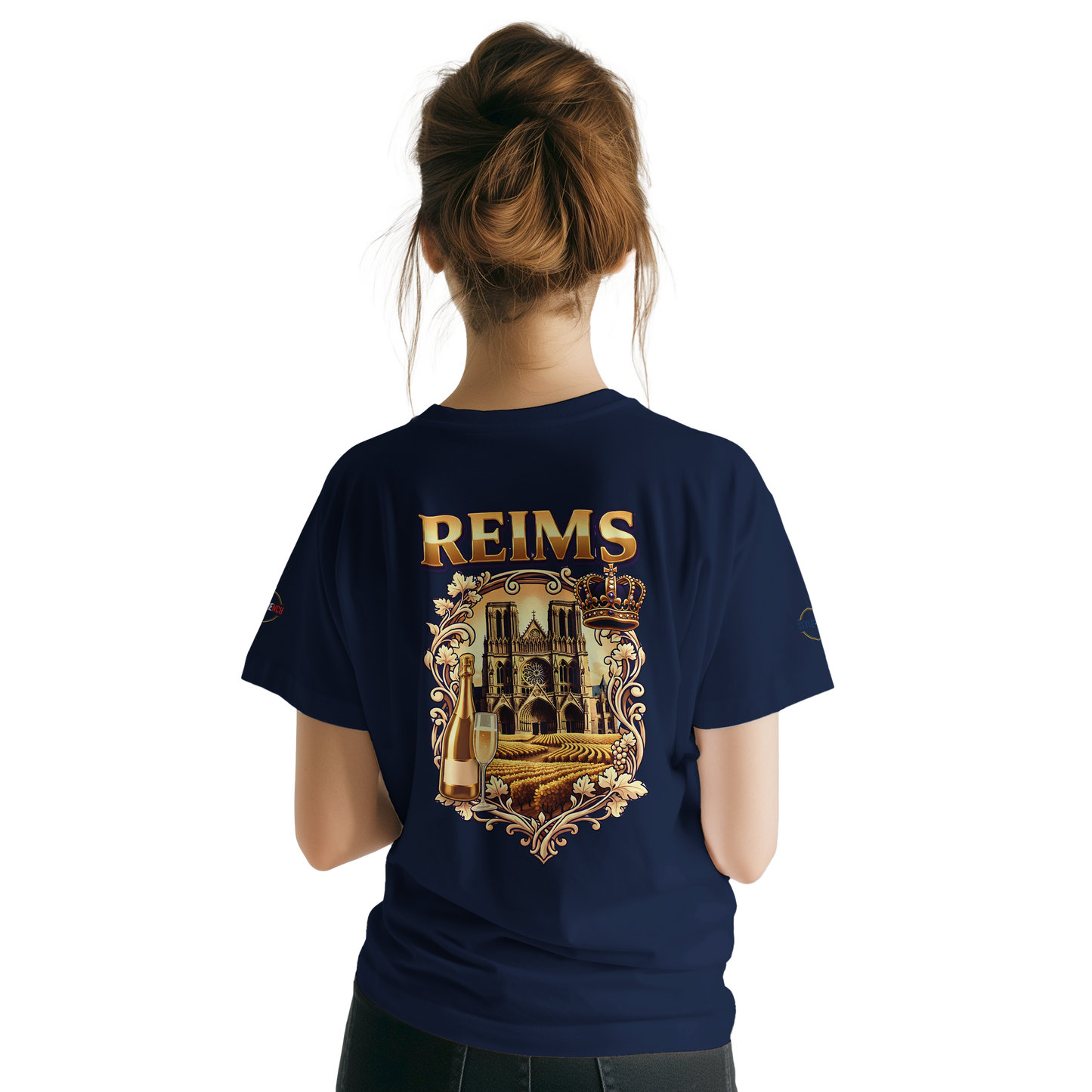 T-shirt Unisexe Reims - Ville de France - Design Premium