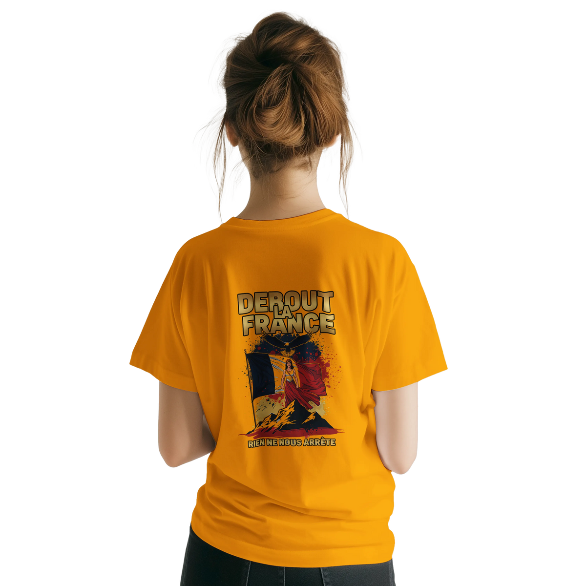 T-shirt Femme Debout la France – Coton Premium